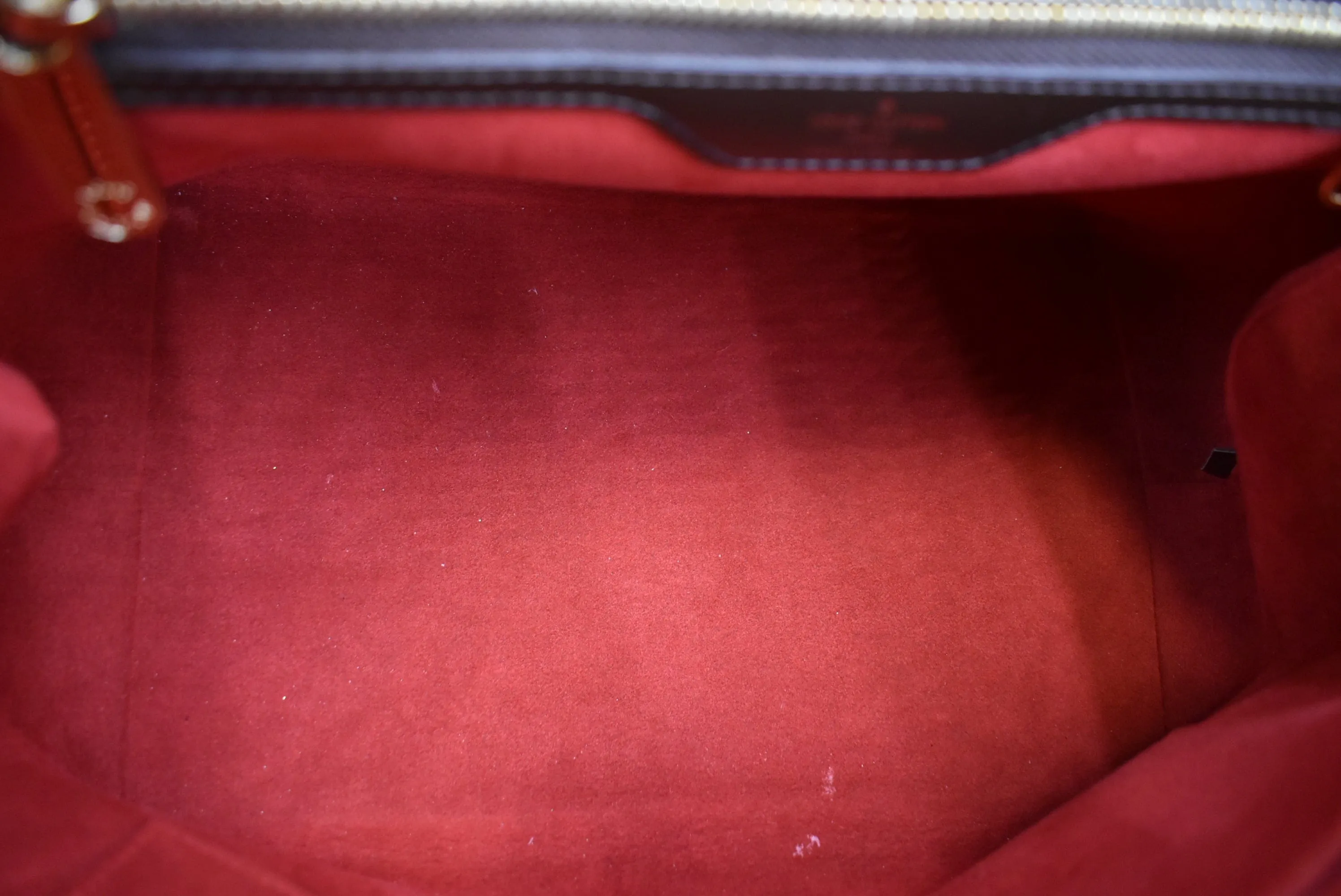 LOUIS VUITTON Bergamo GM Damier Ebene Shoulder Bag Brown