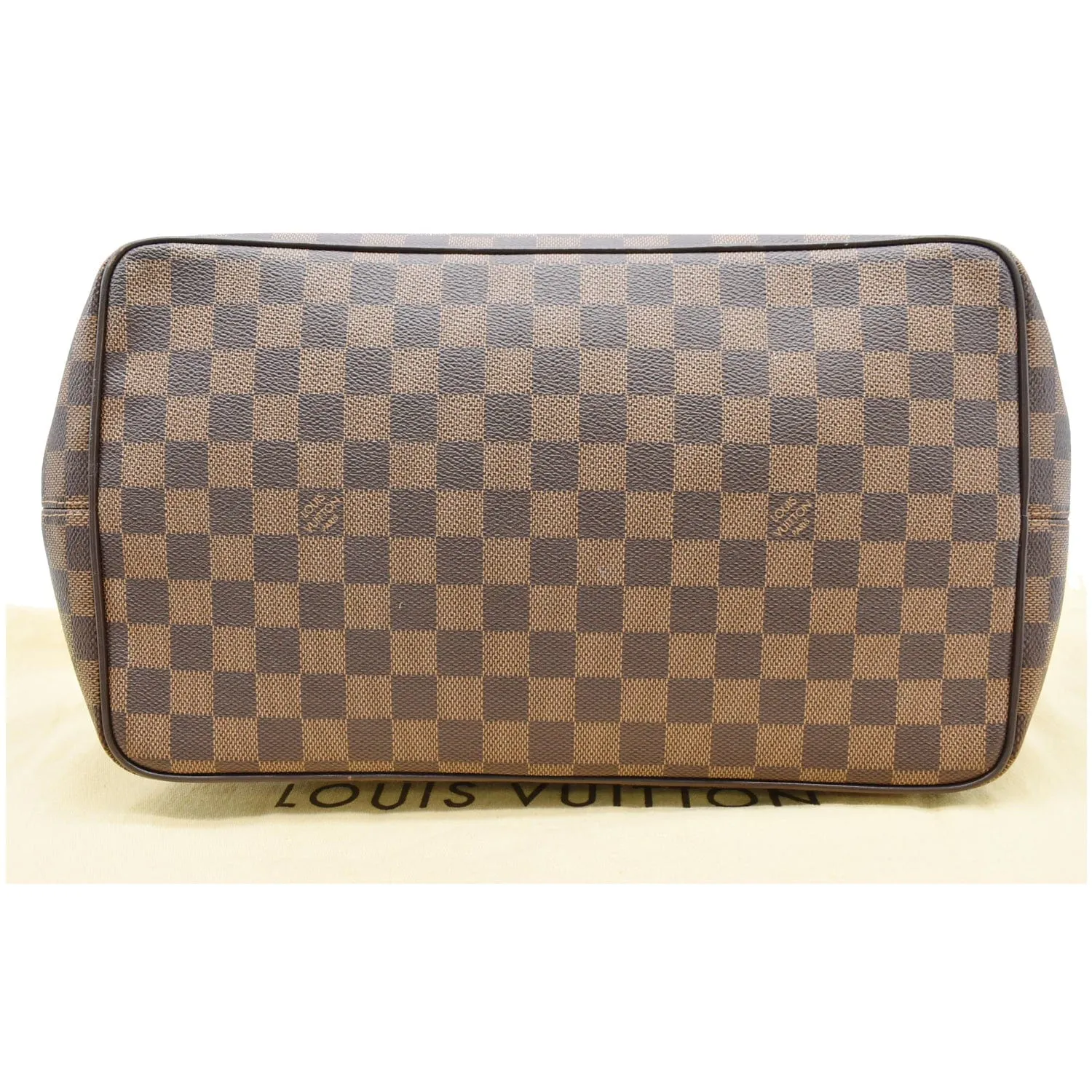 LOUIS VUITTON Bergamo GM Damier Ebene Shoulder Bag Brown