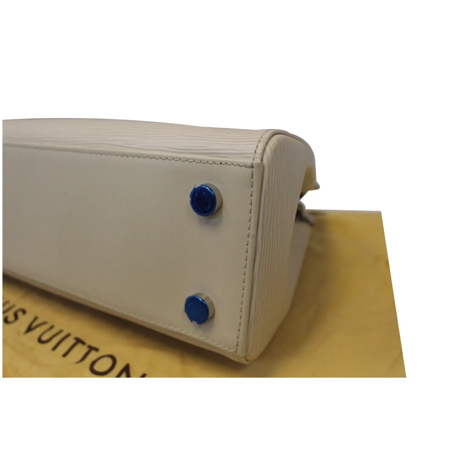 LOUIS VUITTON Brea MM Epi Leather Satchel Shoulder Bag Ivory