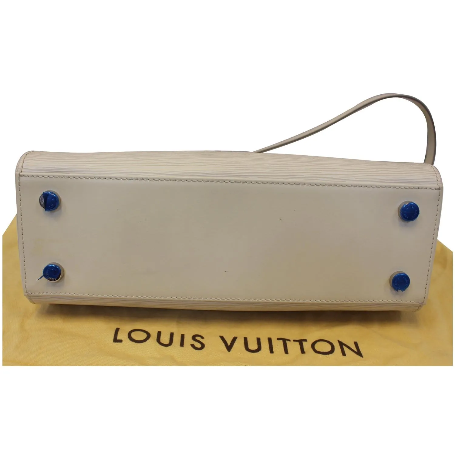 LOUIS VUITTON Brea MM Epi Leather Satchel Shoulder Bag Ivory