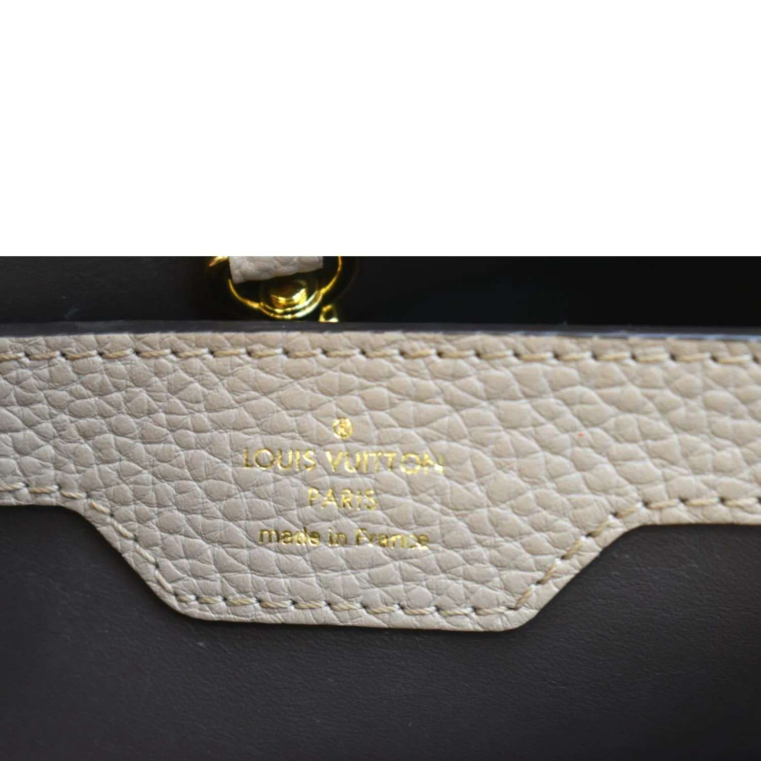 LOUIS VUITTON Capucines MM Taurillon Python Leather Satchel Bag Galet - Hot Deals