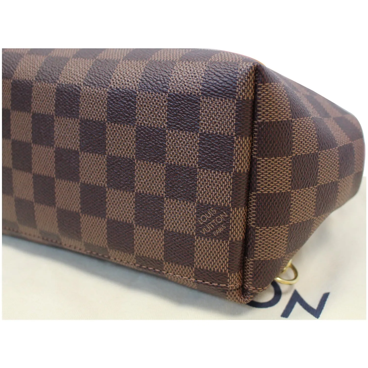 LOUIS VUITTON Clapton Damier Ebene Backpack Bag Magnolia