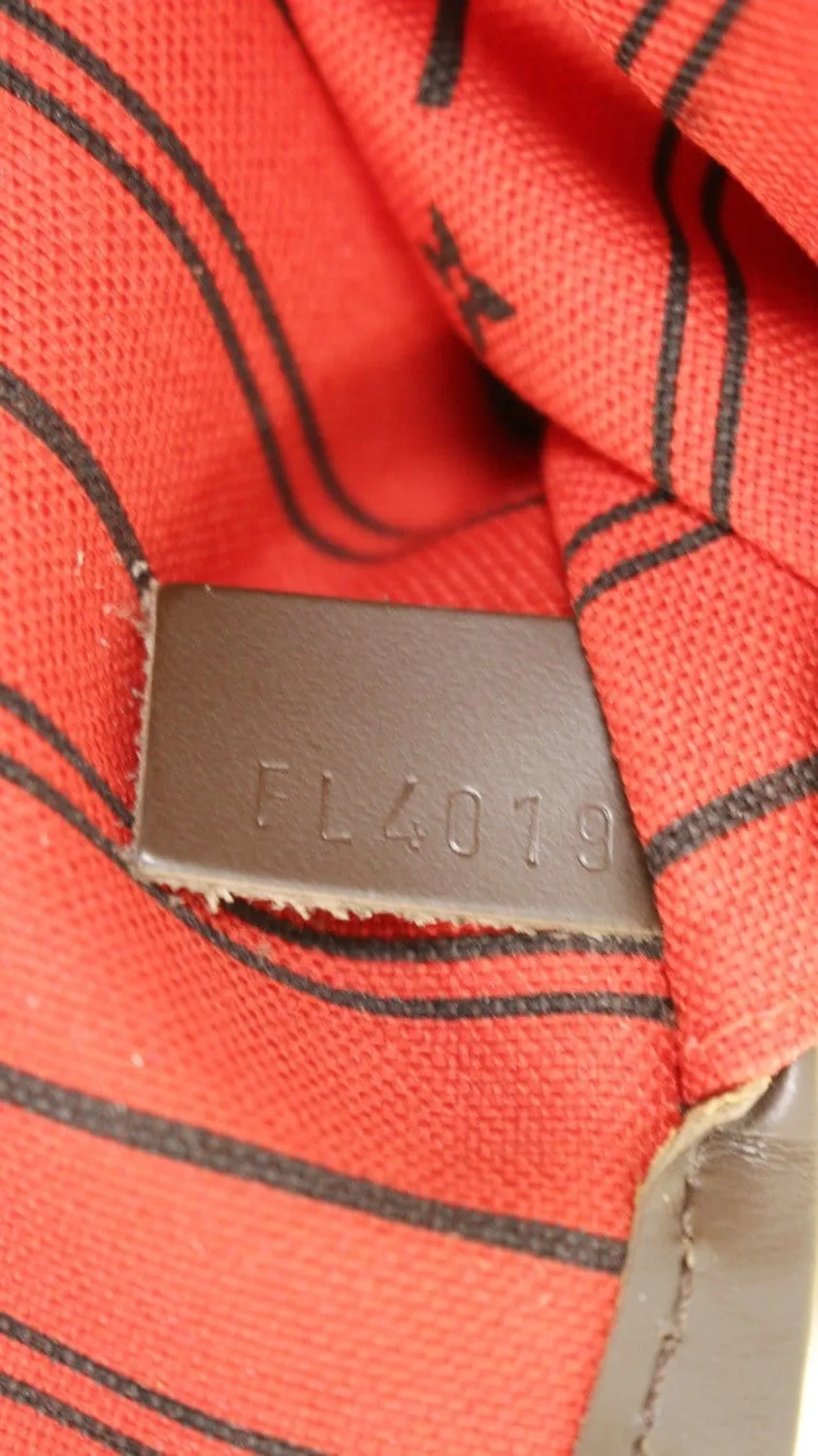 LOUIS VUITTON Damier Ebene Neverfull GM Tote Bag