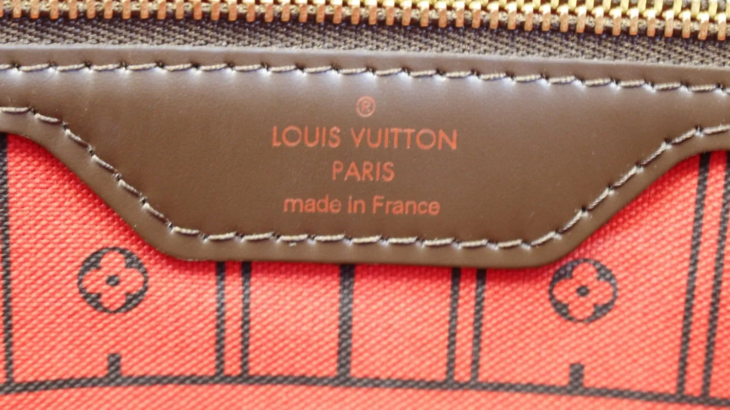 LOUIS VUITTON Damier Ebene Neverfull GM Tote Bag