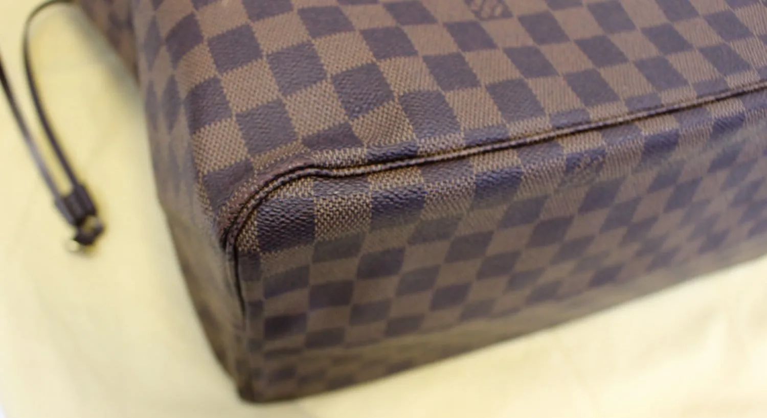 LOUIS VUITTON Damier Ebene Neverfull GM Tote Bag