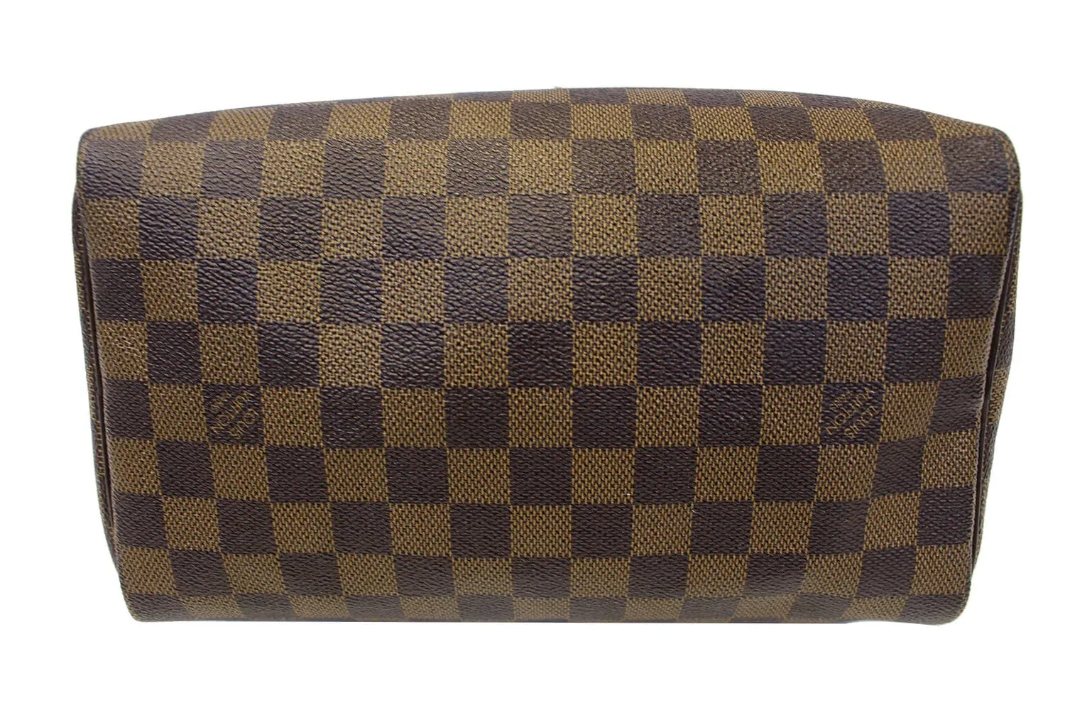 LOUIS VUITTON Damier Ebene Speedy 25 Satchel Brown Bag