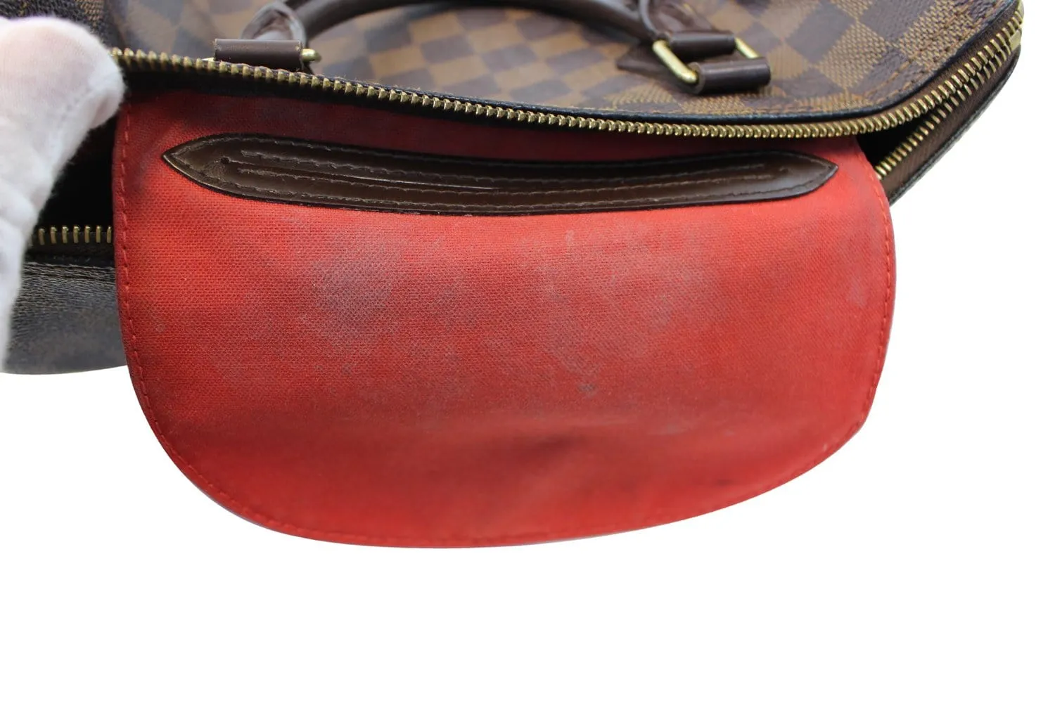 LOUIS VUITTON Damier Ebene Speedy 30 Satchel Bag