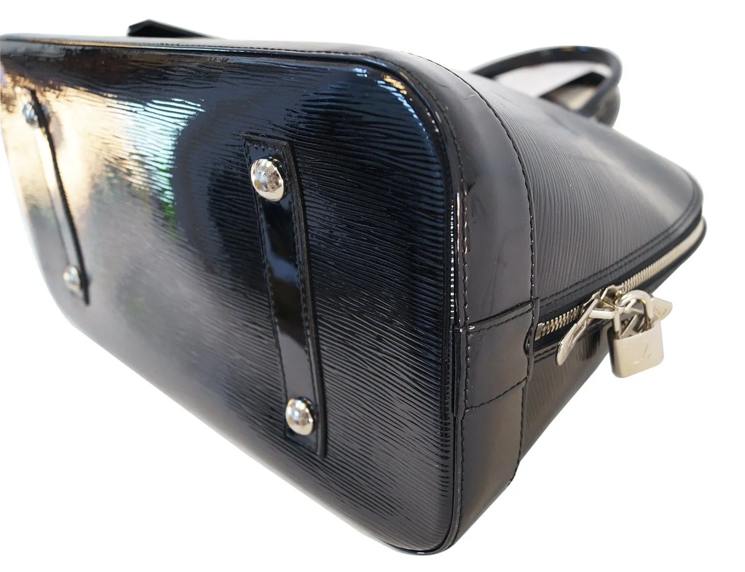 LOUIS VUITTON Electric Epi Leather Alma GM Satchel Bag