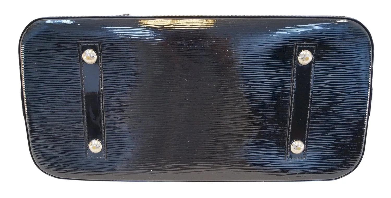 LOUIS VUITTON Electric Epi Leather Alma GM Satchel Bag