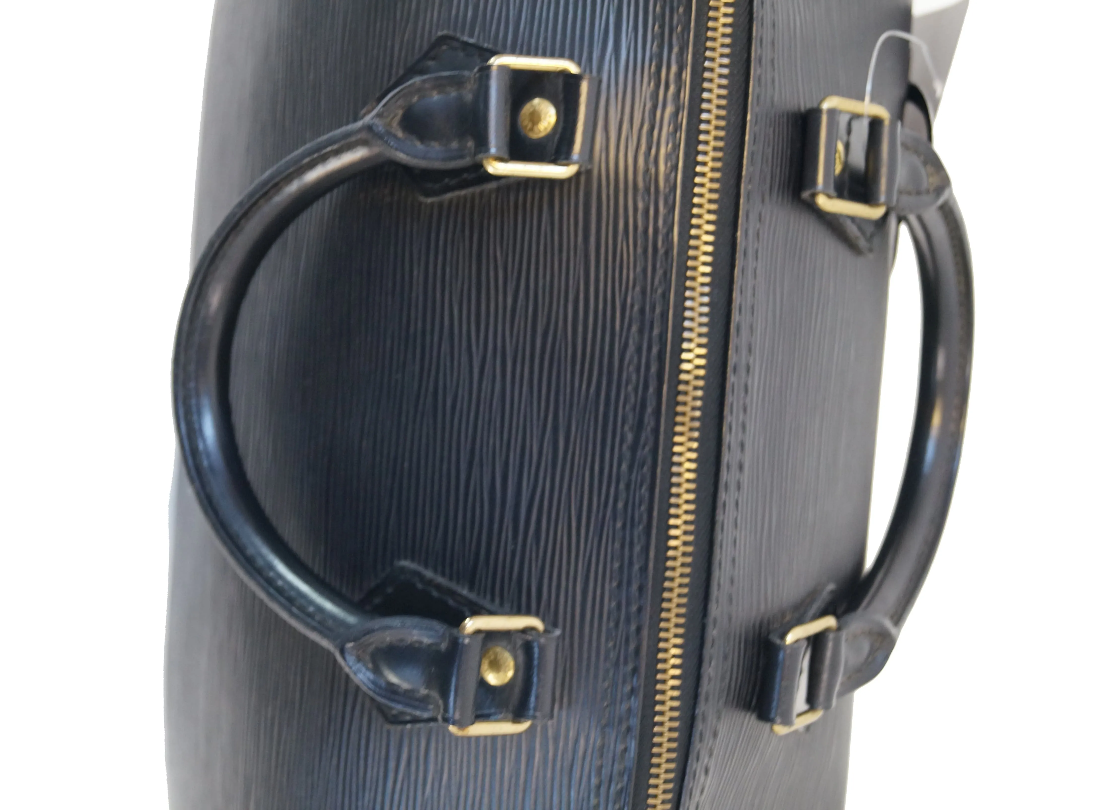 LOUIS VUITTON Epi Leather Black Speedy 30 HandBag