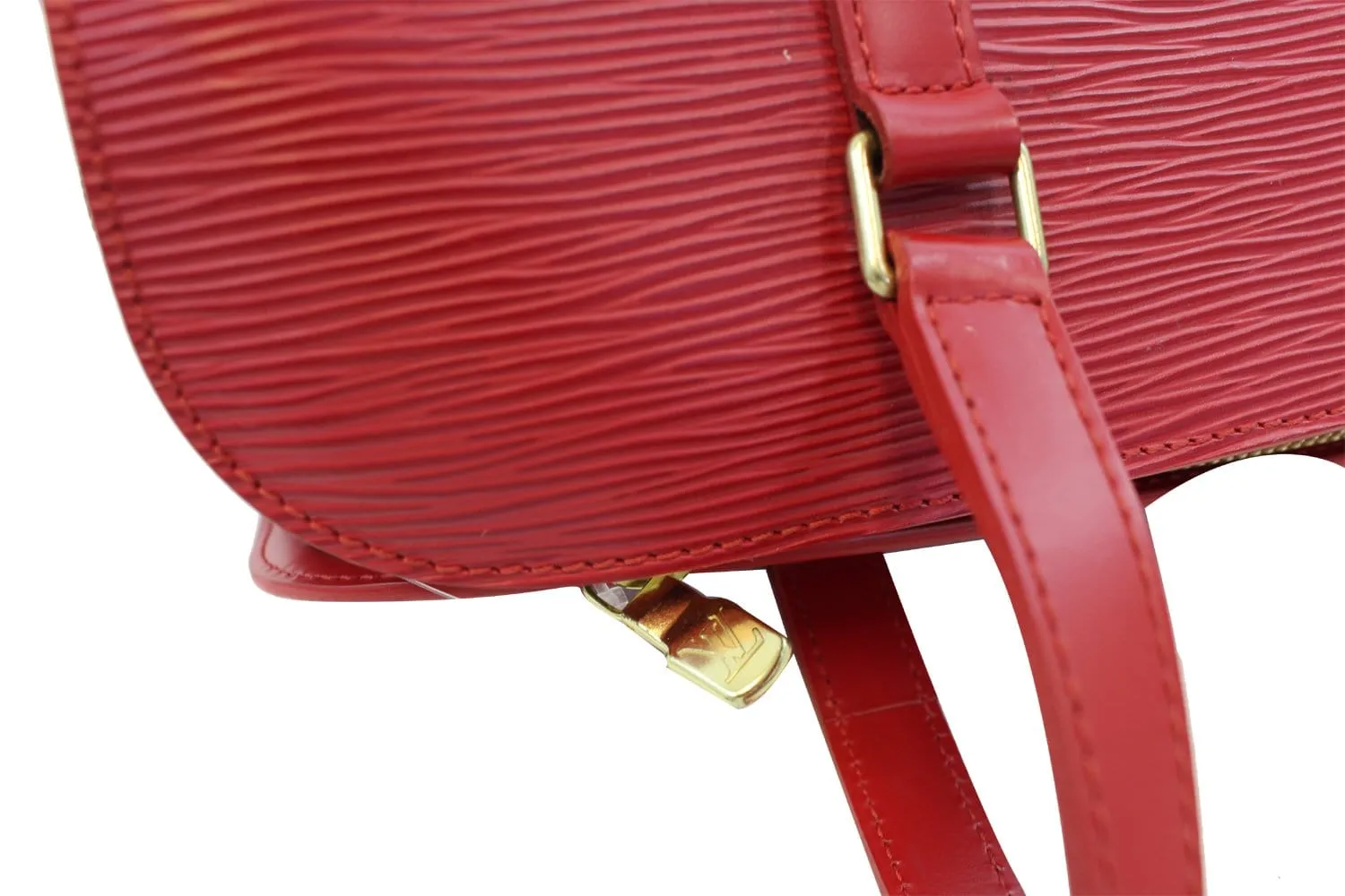 LOUIS VUITTON Epi Leather Red Papillon 26 Bag