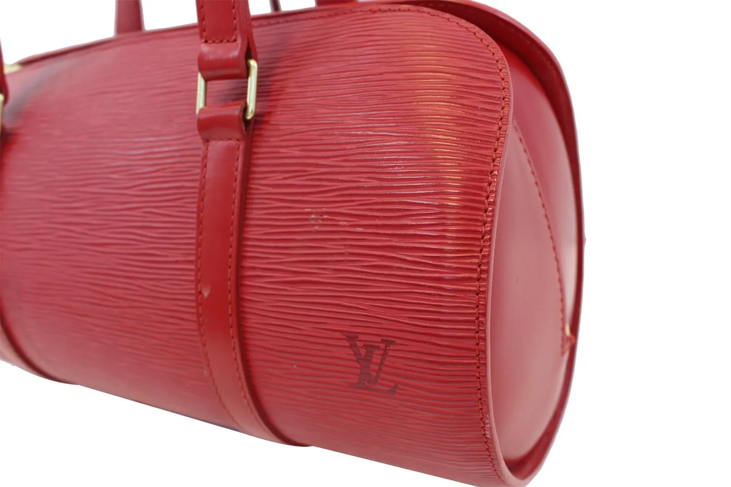 LOUIS VUITTON Epi Leather Red Papillon 26 Bag