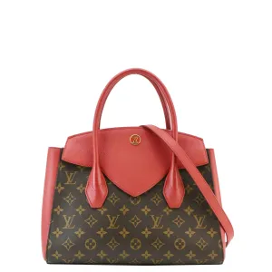 LOUIS VUITTON Florine Monogram Canvas Shoulder Bag Red