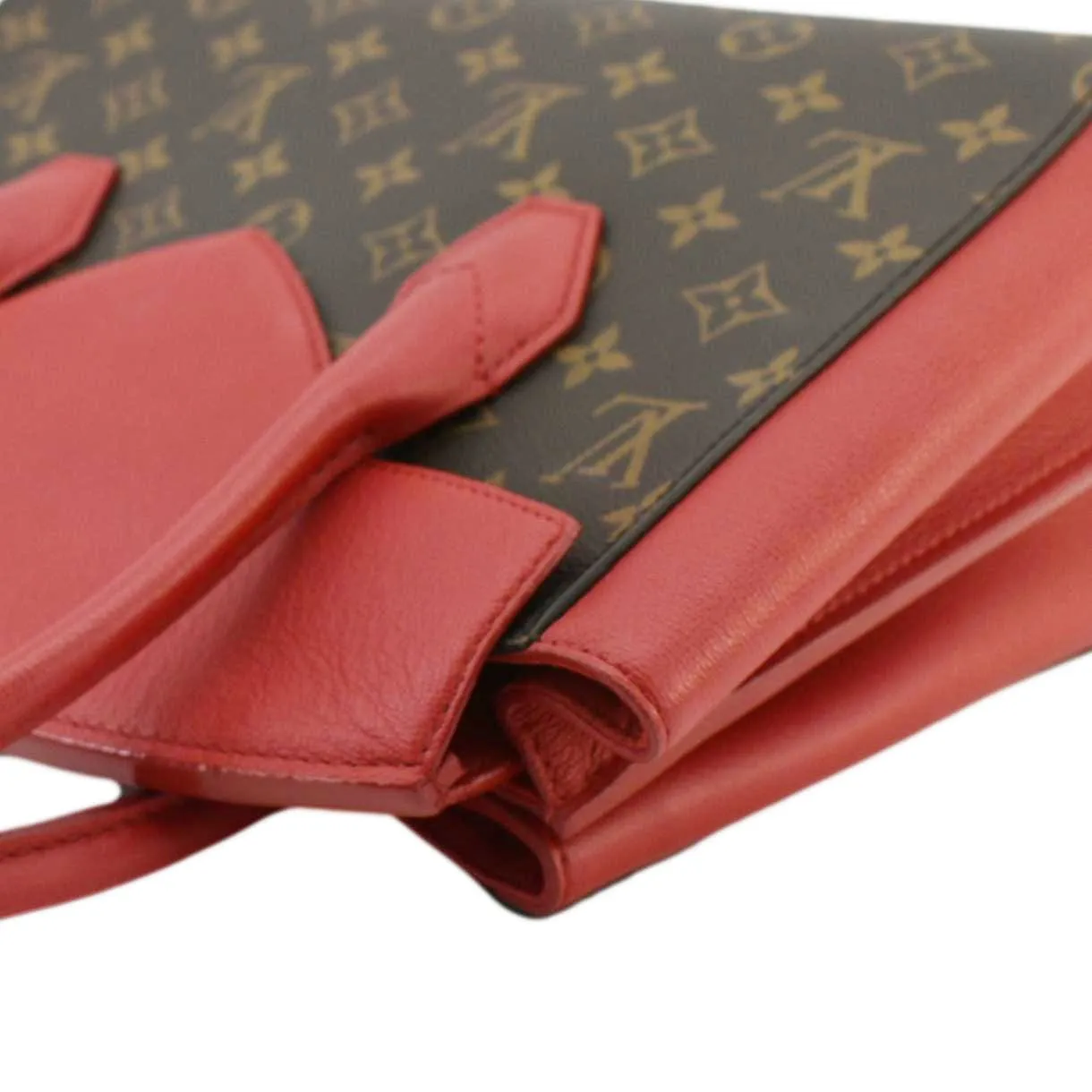 LOUIS VUITTON Florine Monogram Canvas Shoulder Bag Red