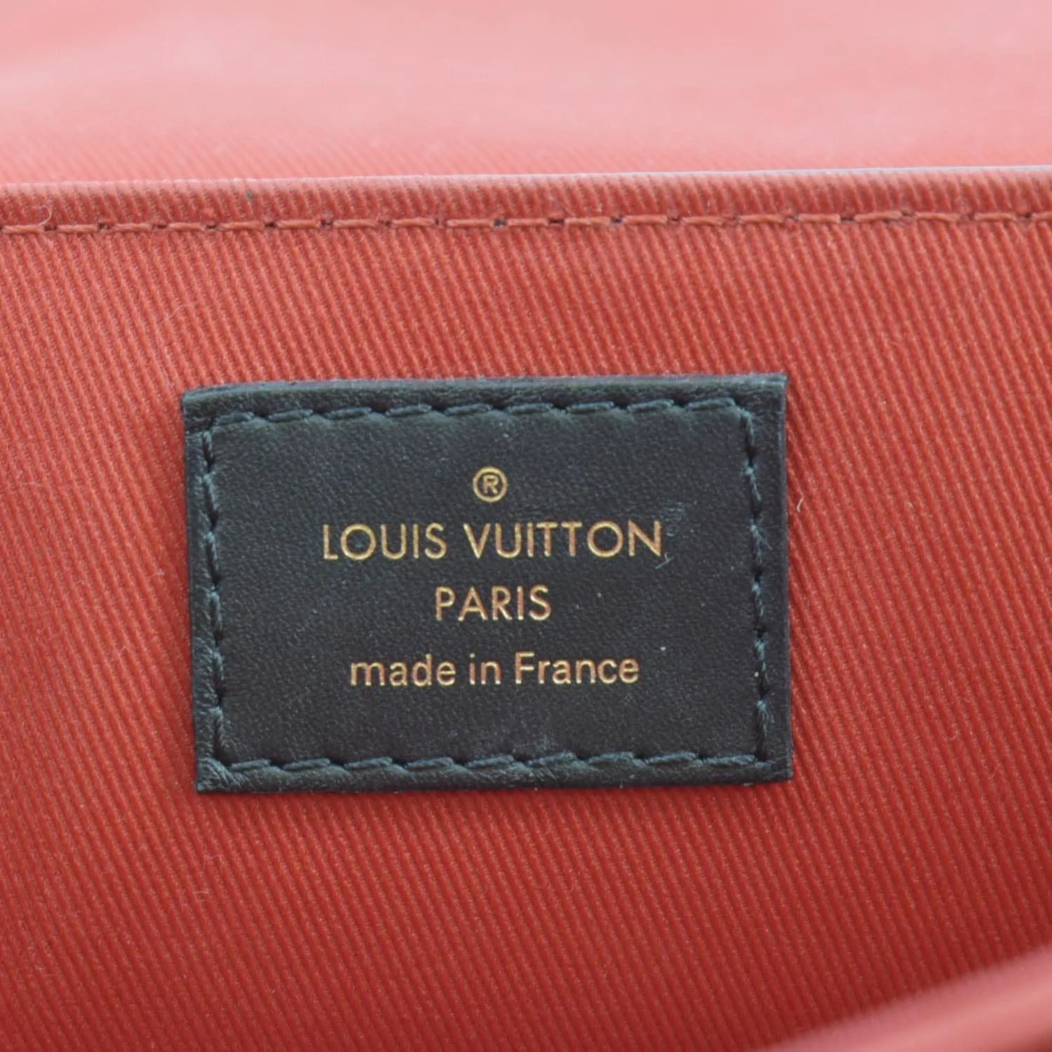 LOUIS VUITTON Georges BB Monogram Canvas Shoulder Bag Coquelicot Peach