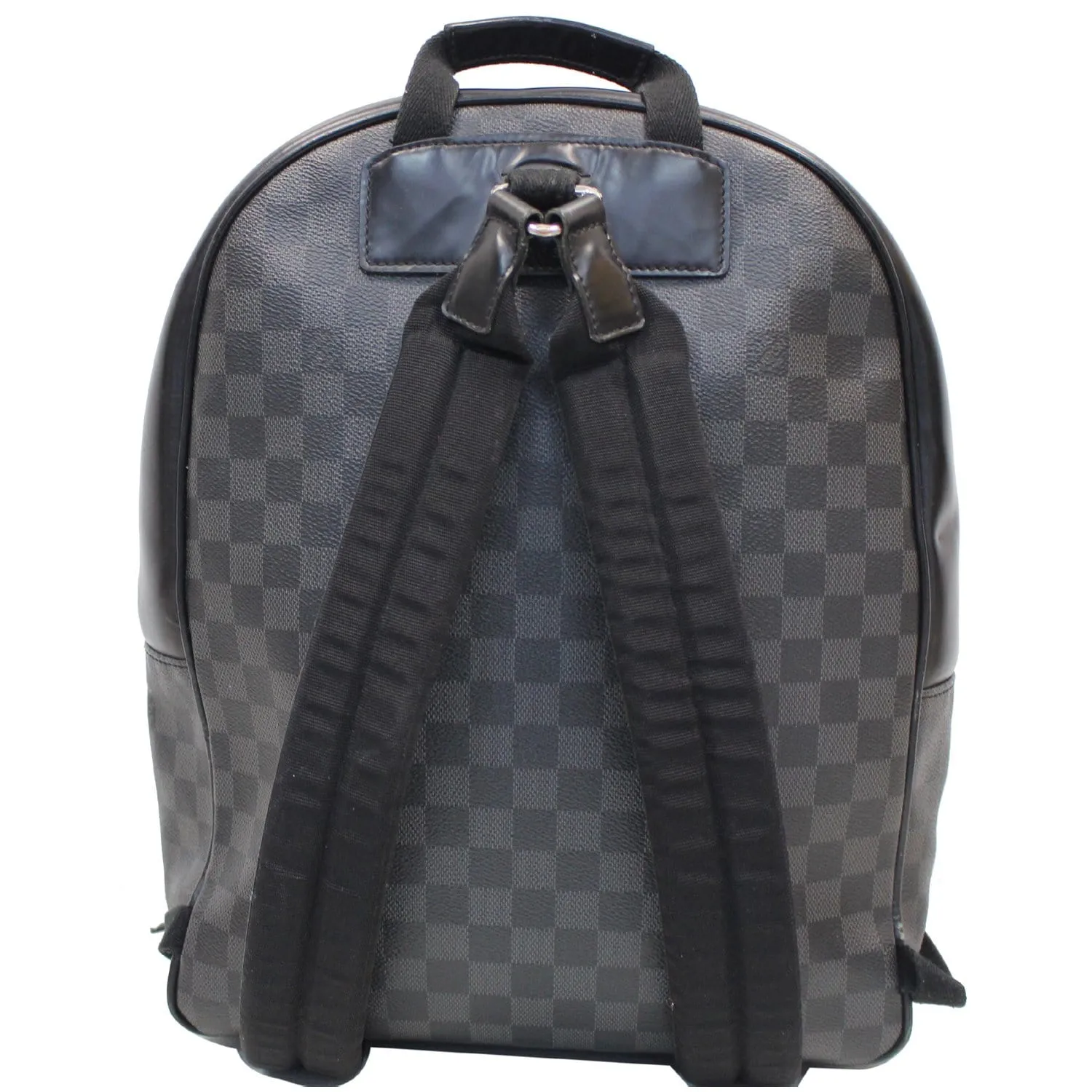 LOUIS VUITTON Josh Damier Graphite Backpack Bag Black