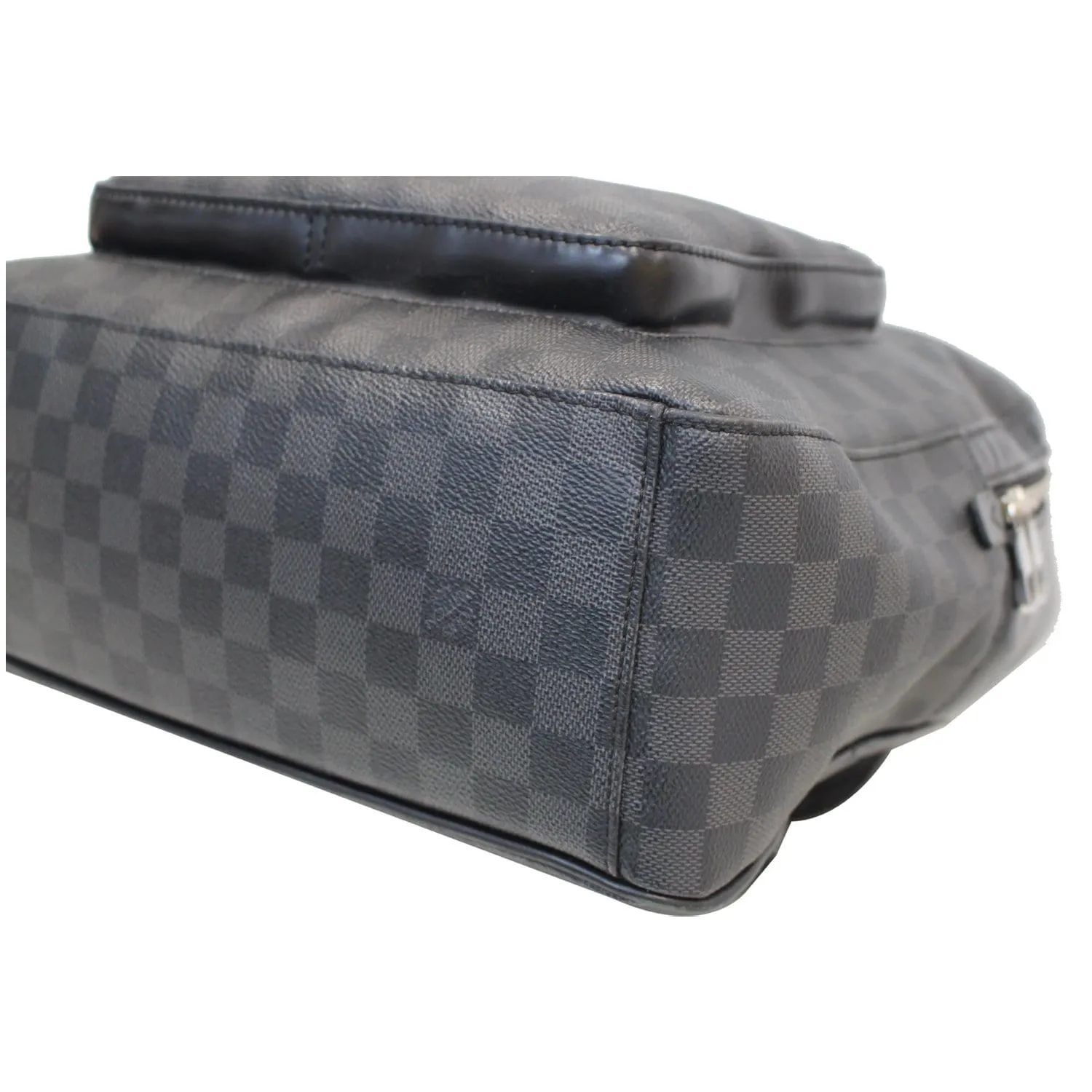 LOUIS VUITTON Josh Damier Graphite Backpack Bag Black
