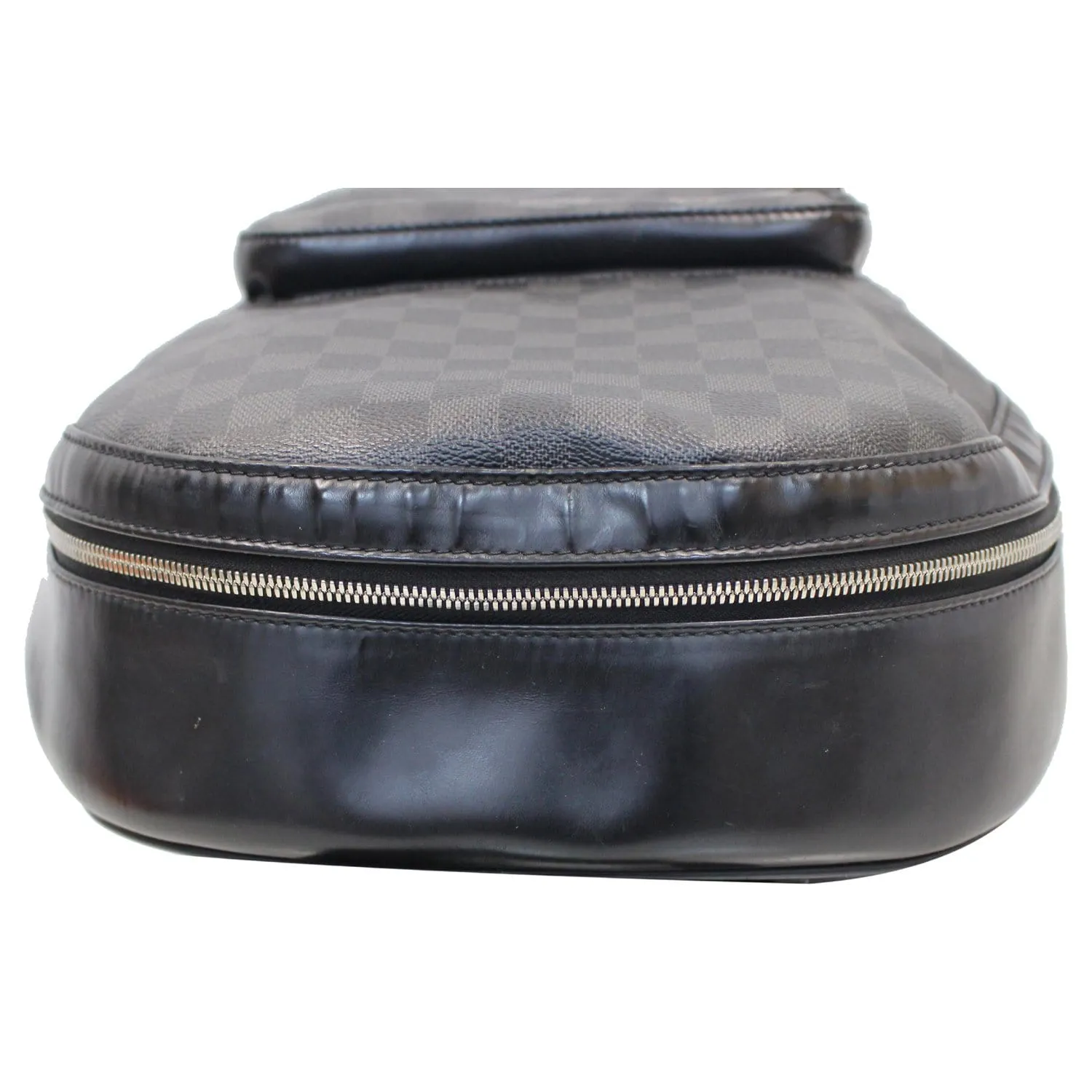 LOUIS VUITTON Josh Damier Graphite Backpack Bag Black