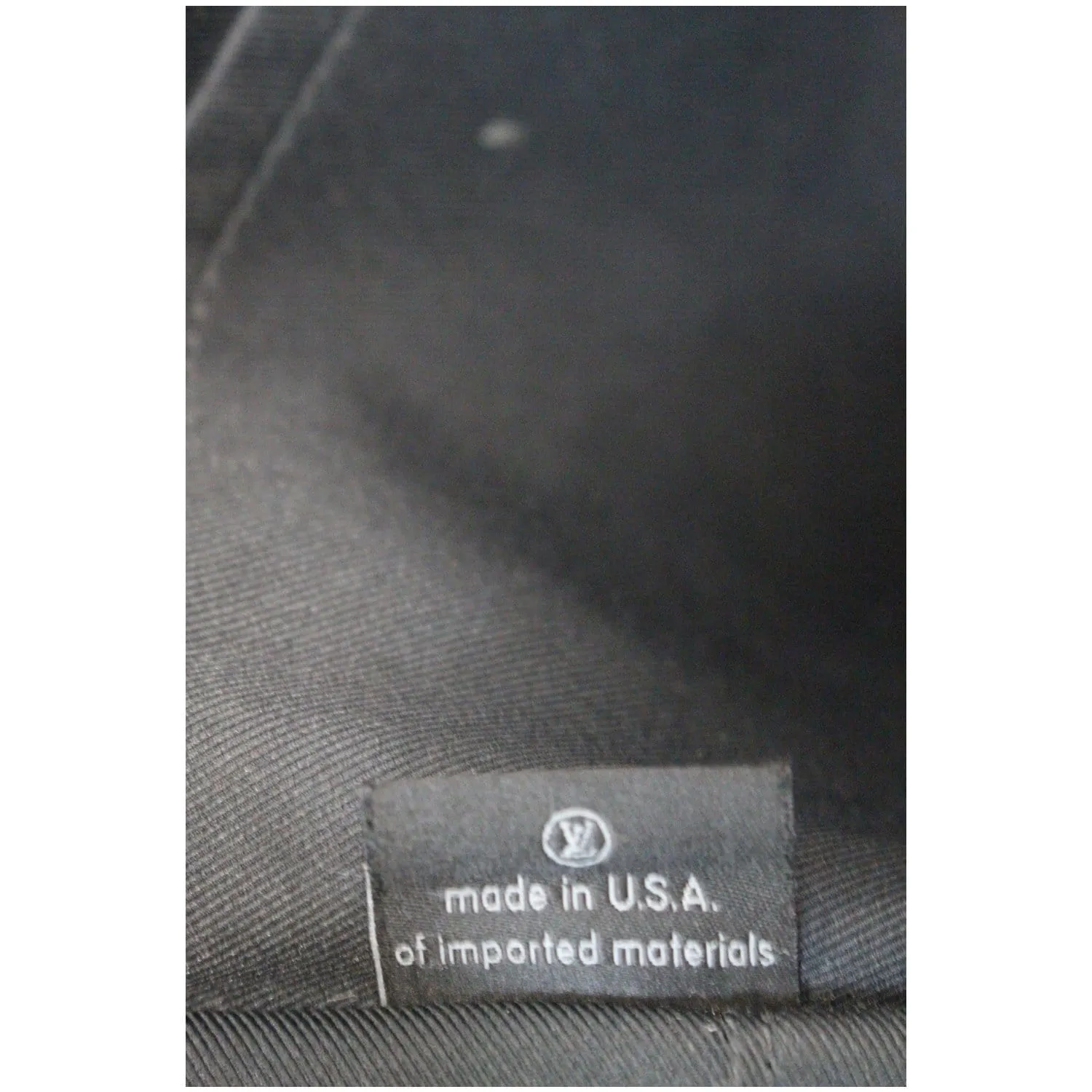 LOUIS VUITTON Josh Damier Graphite Backpack Bag Black