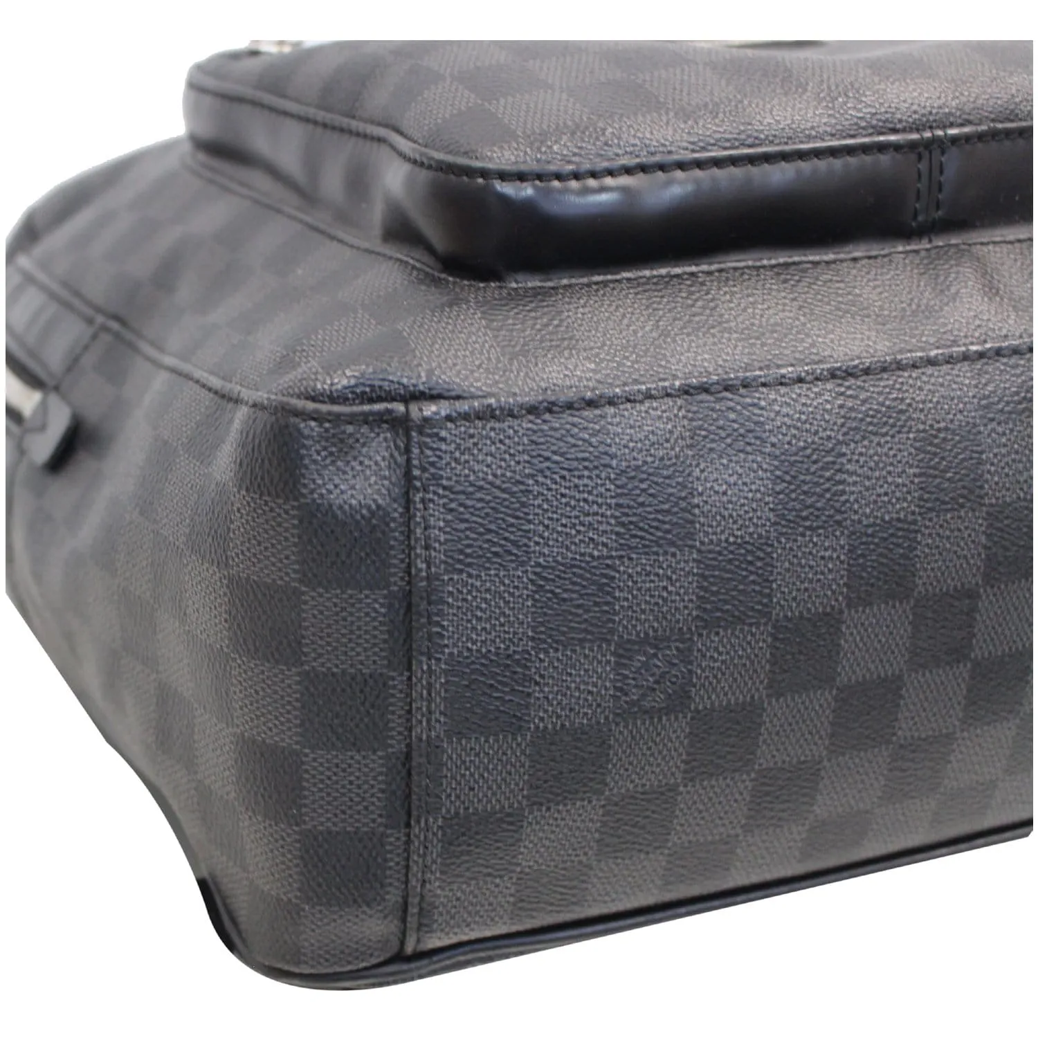 LOUIS VUITTON Josh Damier Graphite Backpack Bag Black