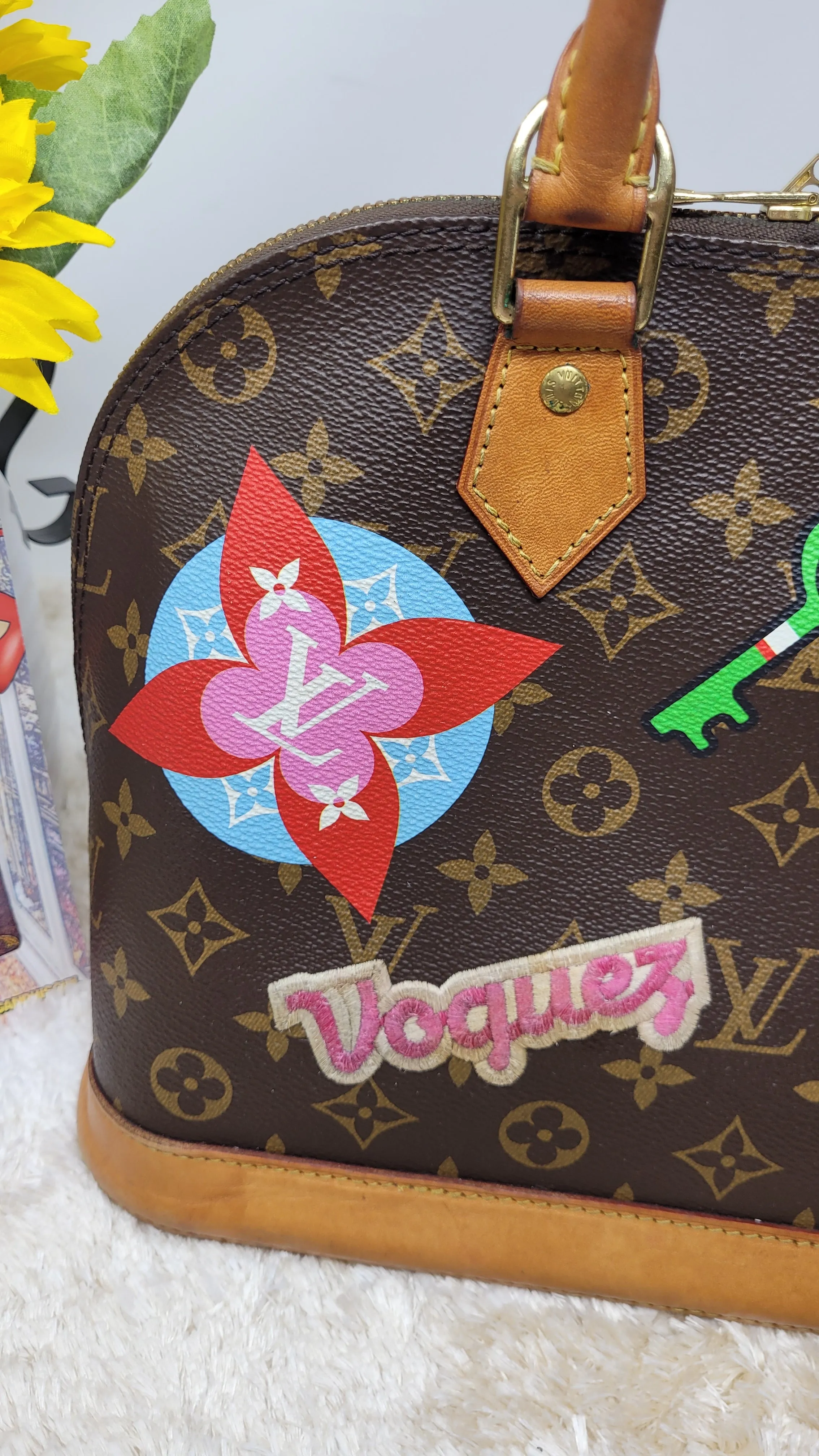 LOUIS VUITTON LIMITED EDITION STICKERS ALMA PM
