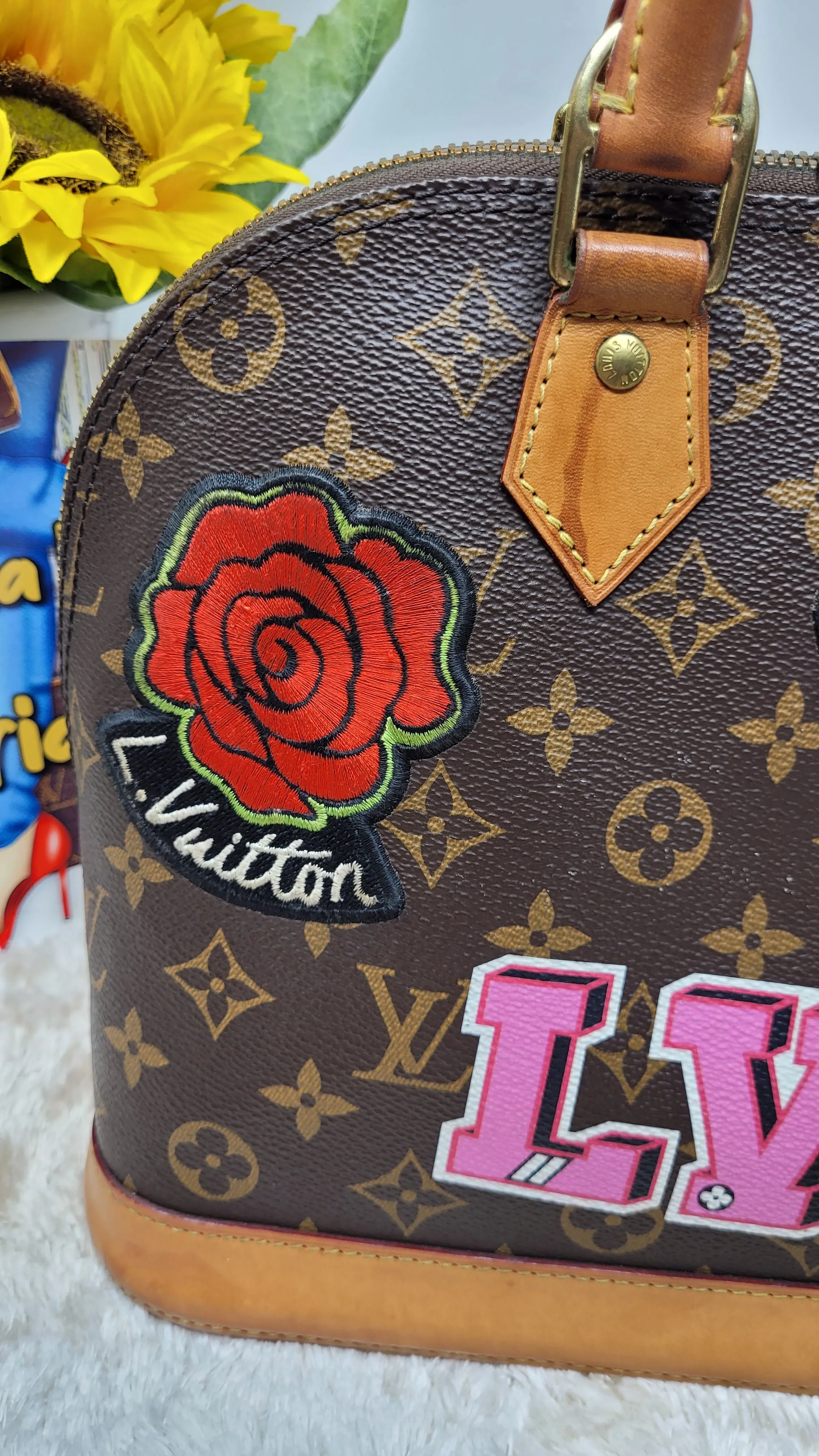 LOUIS VUITTON LIMITED EDITION STICKERS ALMA PM