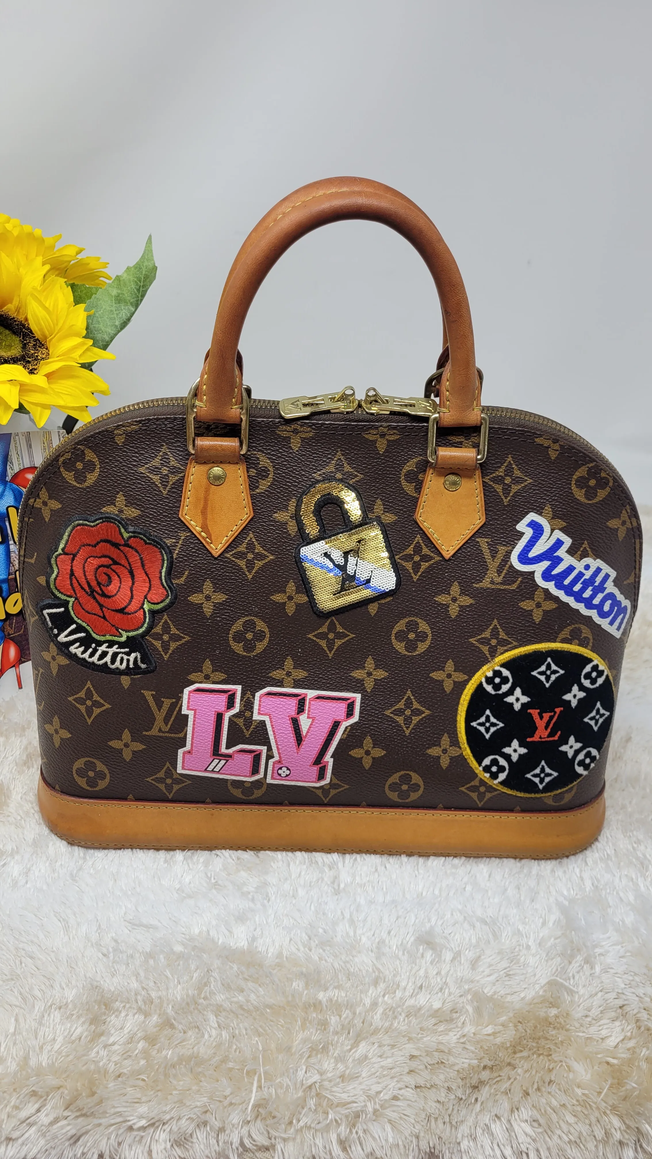 LOUIS VUITTON LIMITED EDITION STICKERS ALMA PM