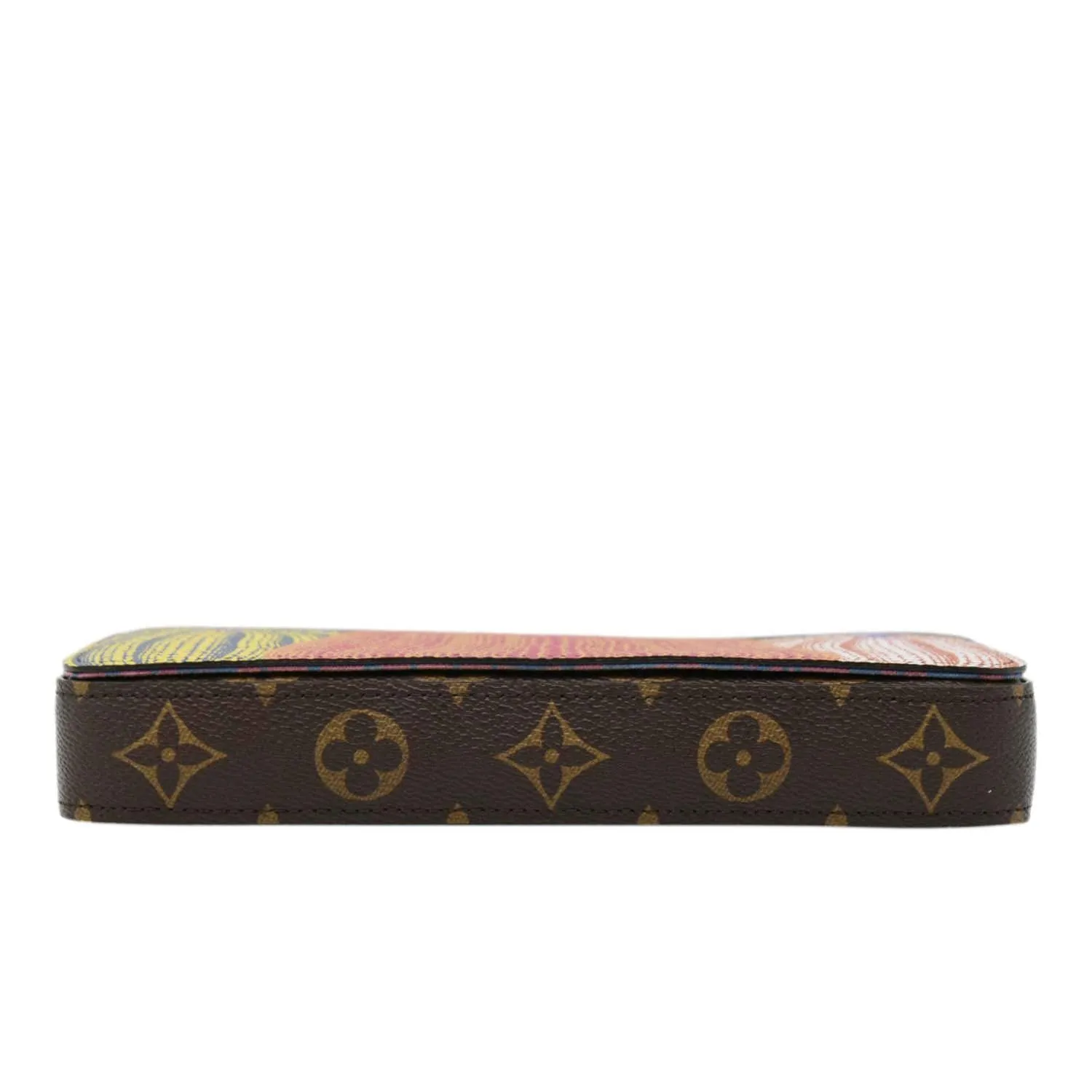 LOUIS VUITTON LV x YK Monogram Pumpkin Pochette Felicie Shoulder Bag Multicolor