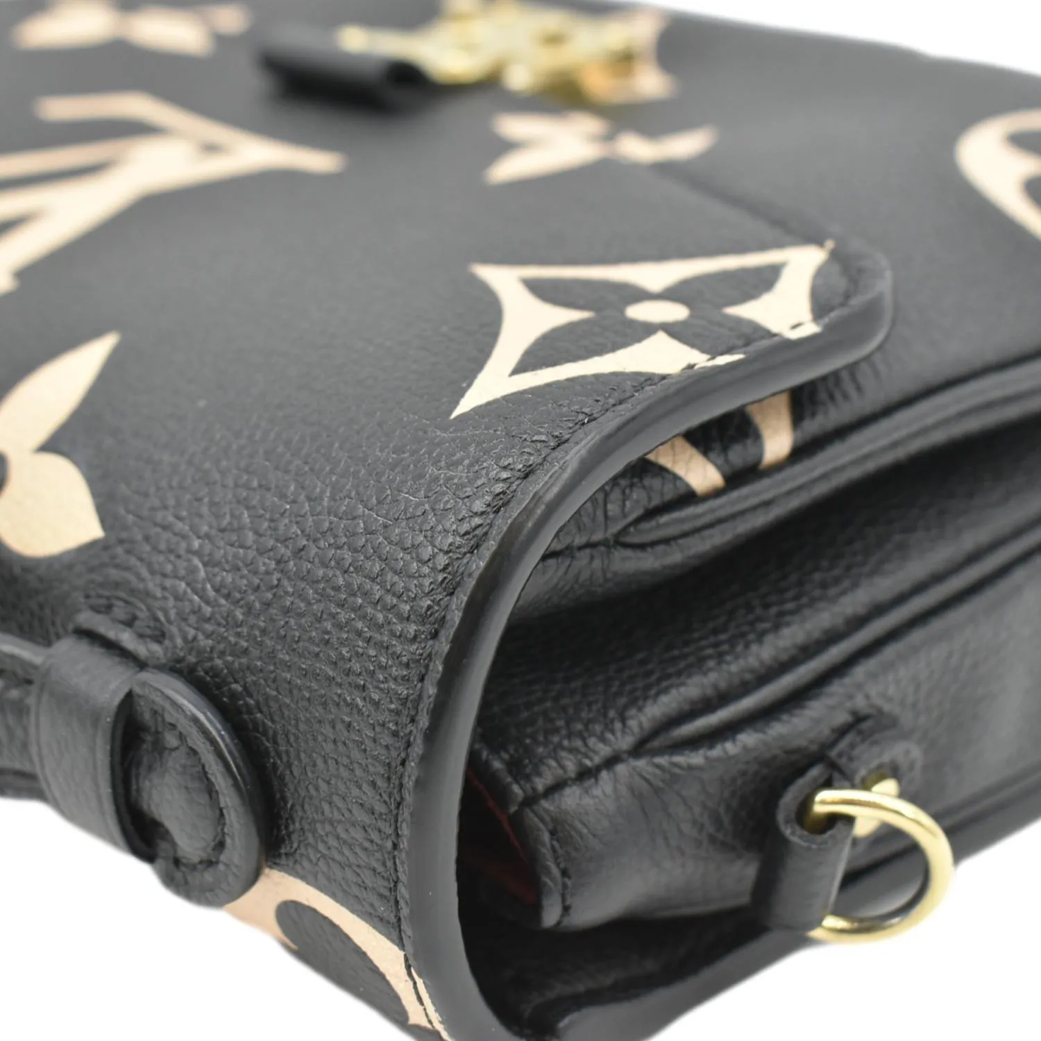 LOUIS VUITTON Metis Pochette Empreinte Leather Crossbody Bag Bicolor
