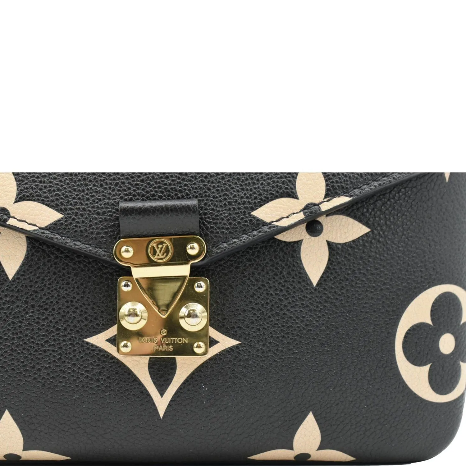 LOUIS VUITTON Metis Pochette Empreinte Leather Crossbody Bag Bicolor