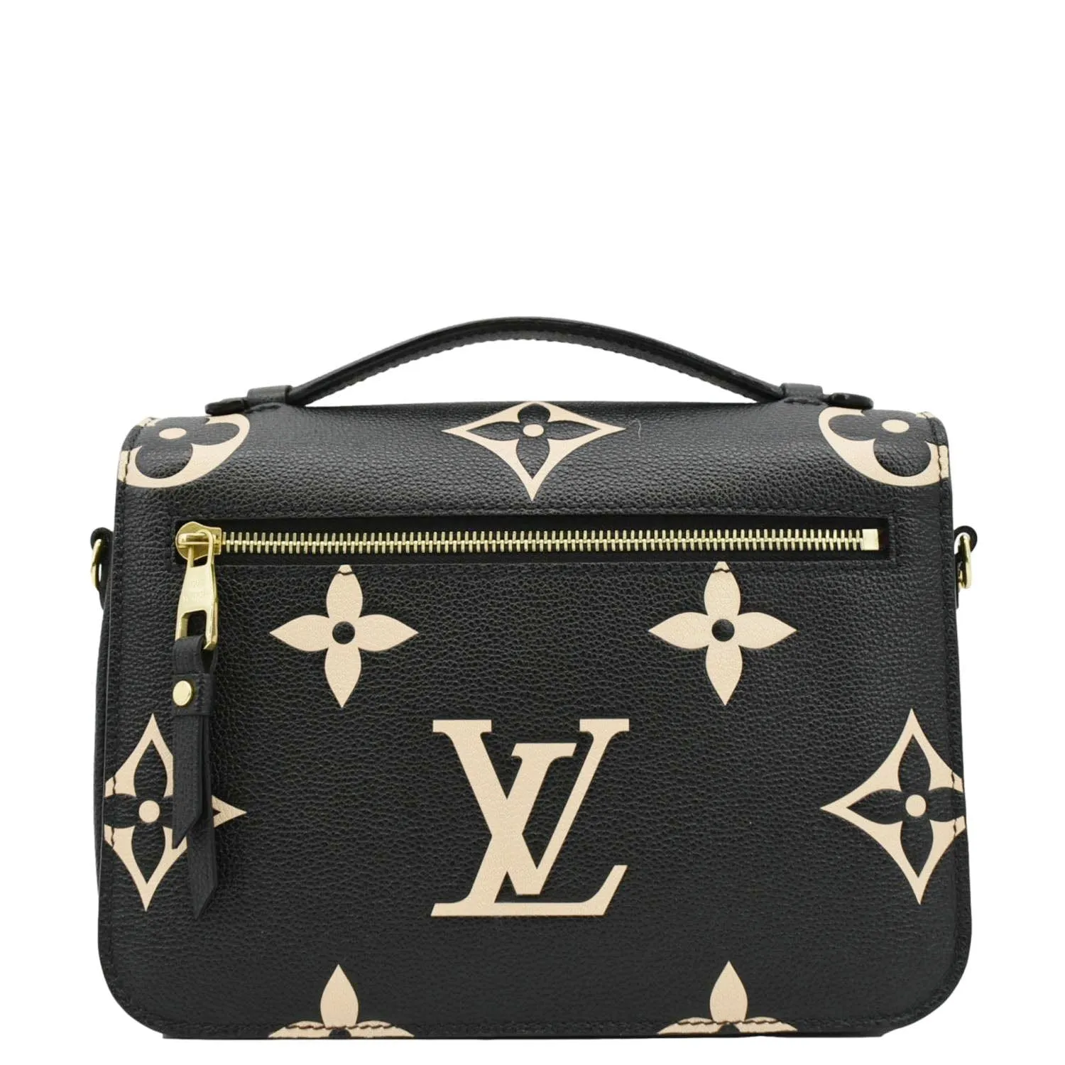 LOUIS VUITTON Metis Pochette Empreinte Leather Crossbody Bag Bicolor