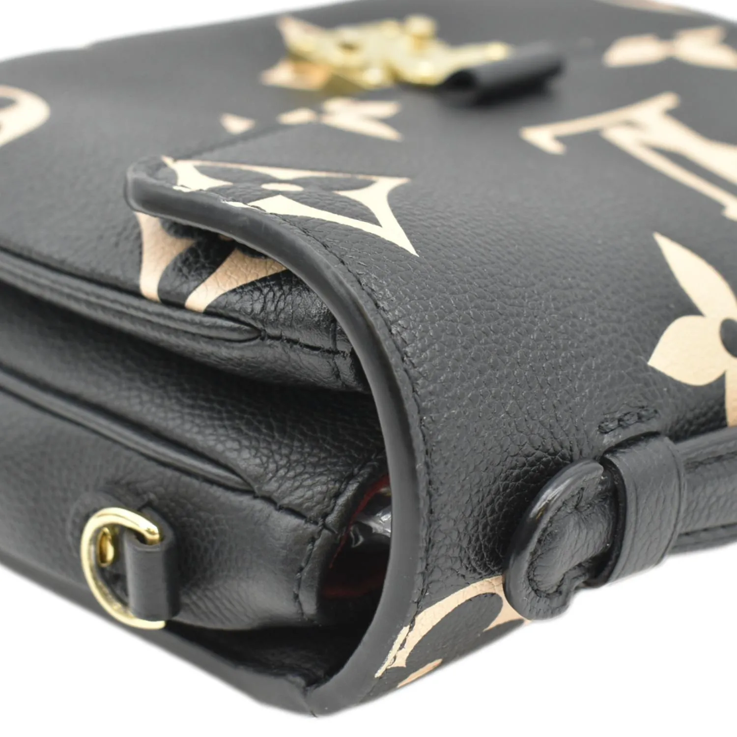 LOUIS VUITTON Metis Pochette Empreinte Leather Crossbody Bag Bicolor