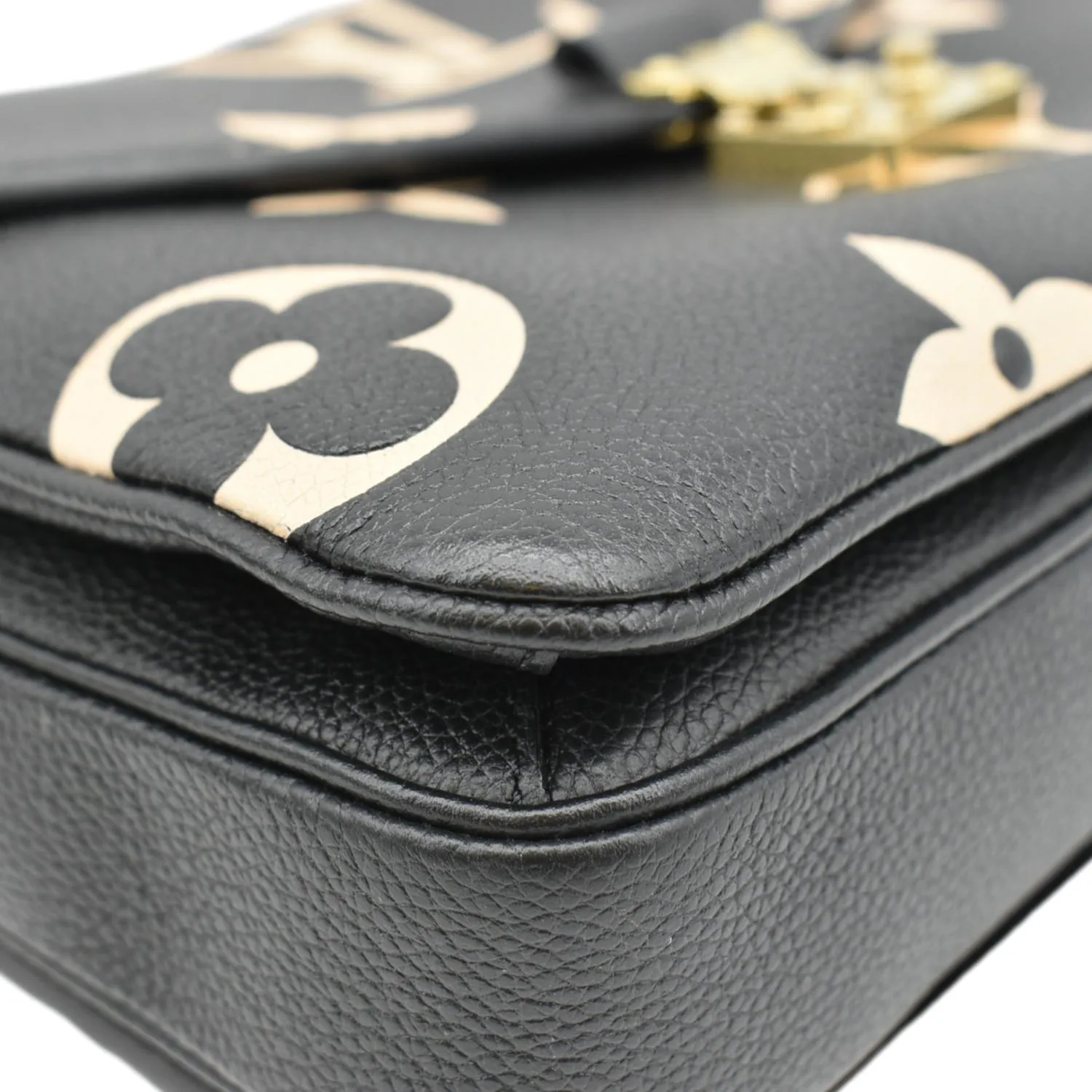 LOUIS VUITTON Metis Pochette Empreinte Leather Crossbody Bag Bicolor