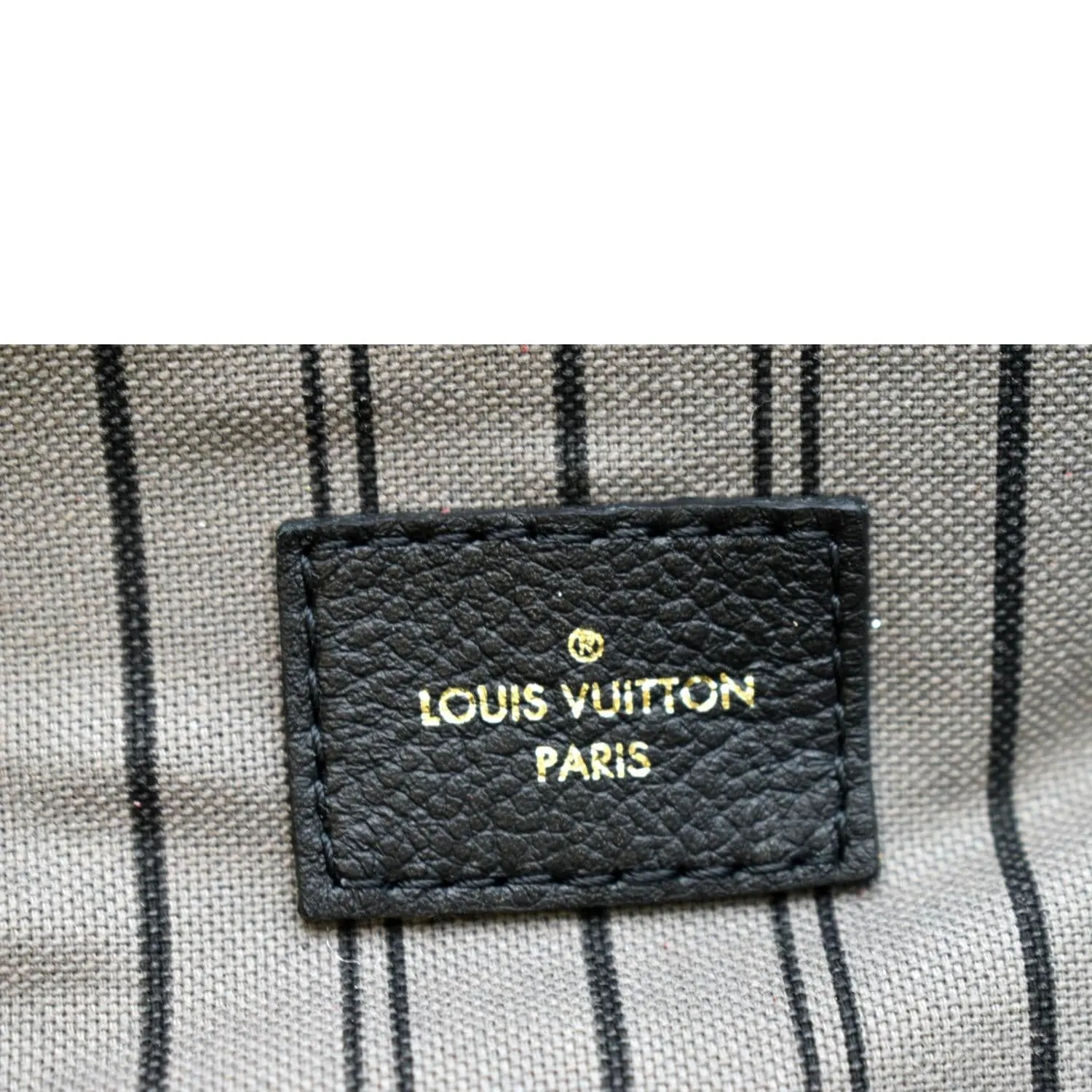LOUIS VUITTON Metis Pochette Empreinte Leather Crossbody Bag Black SD2270