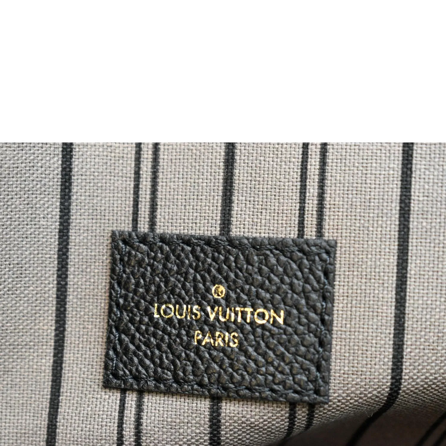 LOUIS VUITTON Metis Pochette Empreinte Leather Crossbody Bag Black