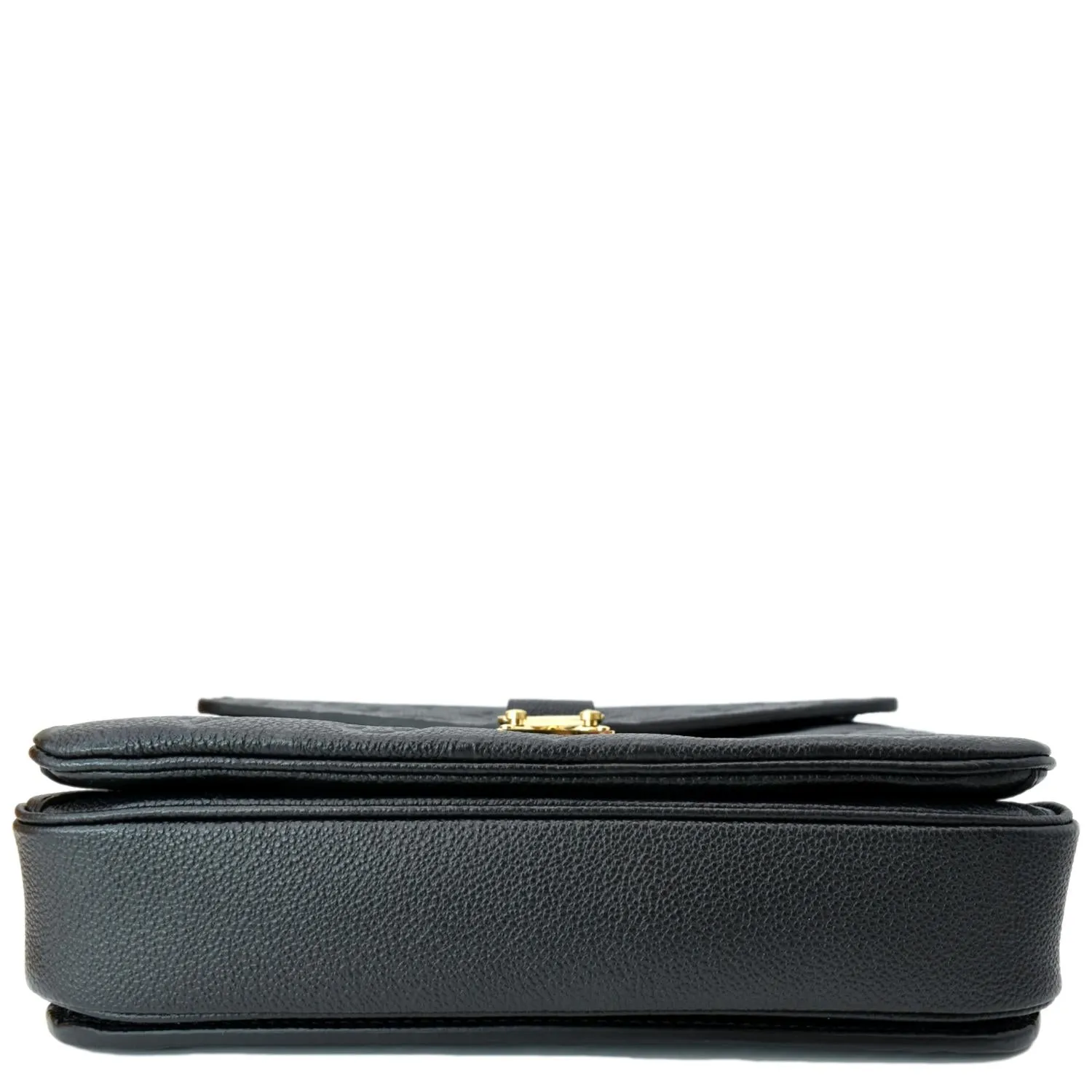 LOUIS VUITTON Metis Pochette Empreinte Leather Crossbody Bag Black