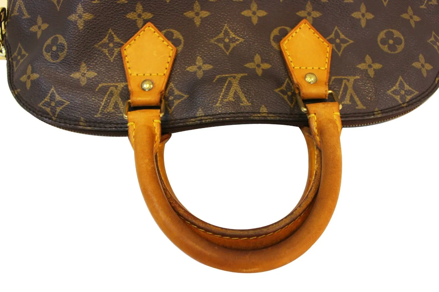LOUIS VUITTON Monogram Canvas Alma PM Satchel Bag