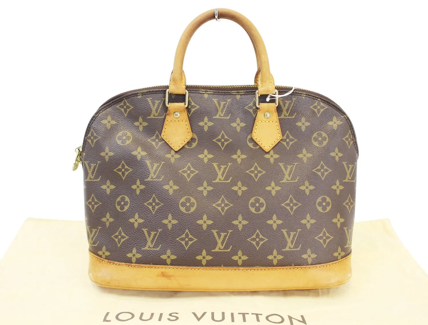 LOUIS VUITTON Monogram Canvas Alma PM Satchel Bag