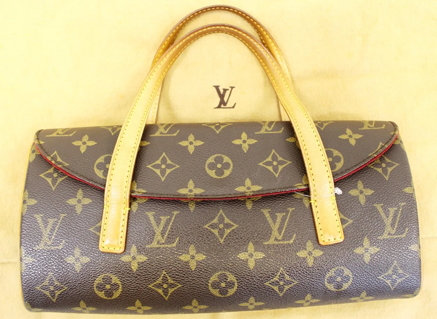 LOUIS VUITTON Monogram Canvas Sonatine Satchel Bag