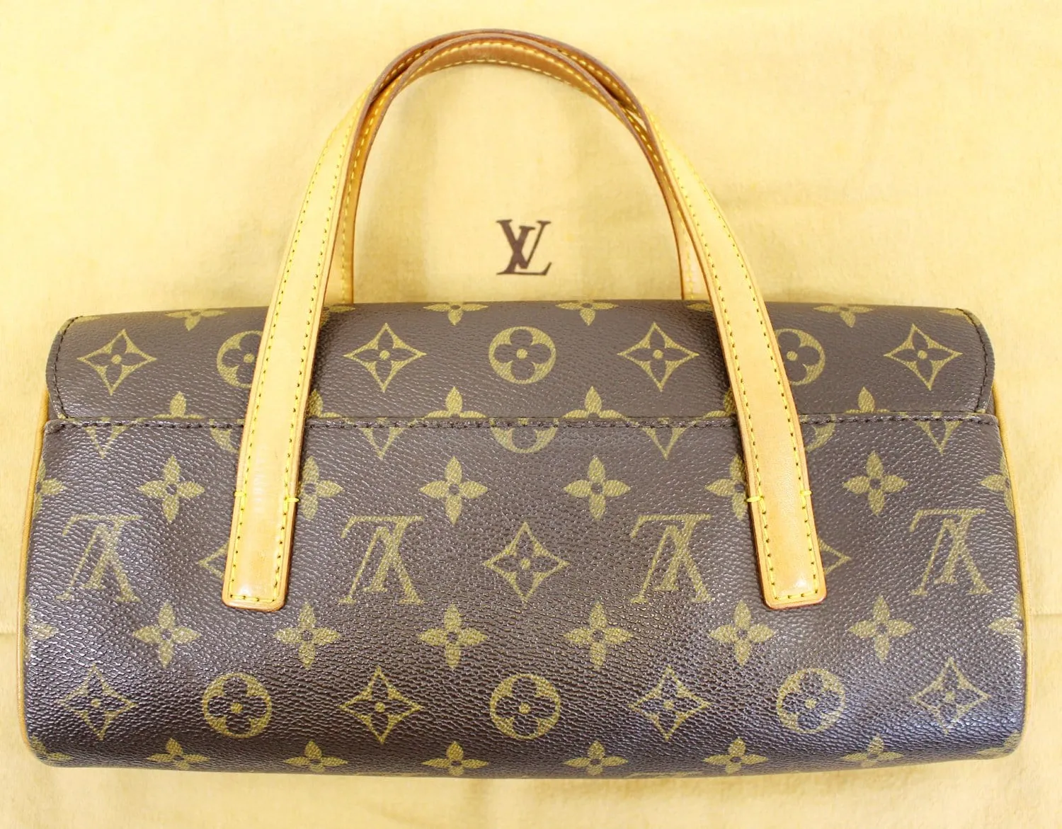 LOUIS VUITTON Monogram Canvas Sonatine Satchel Bag