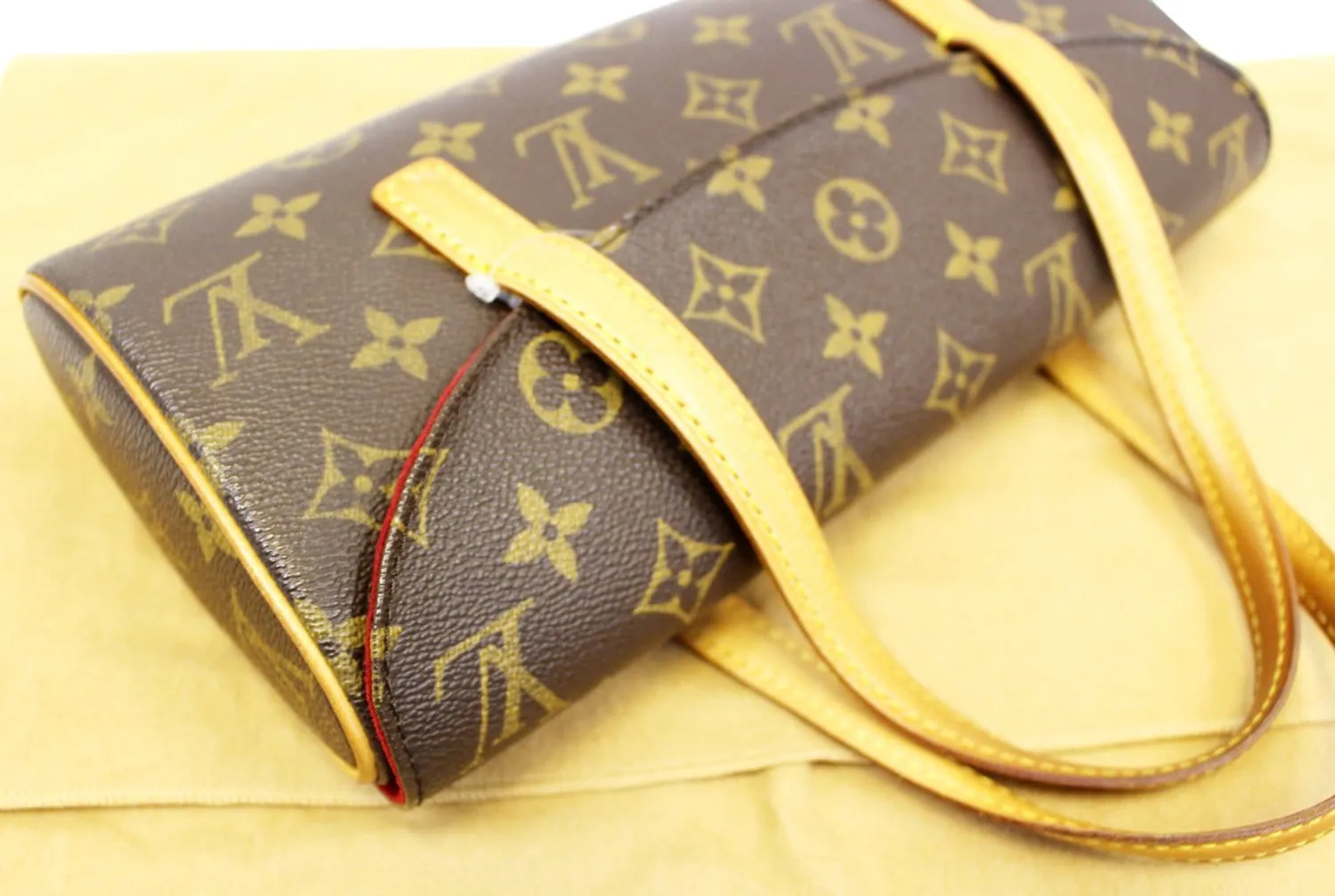 LOUIS VUITTON Monogram Canvas Sonatine Satchel Bag