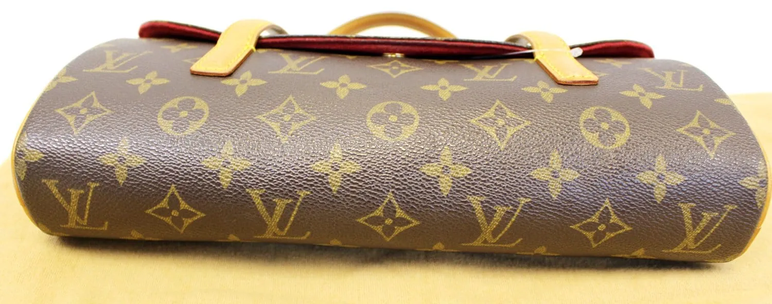 LOUIS VUITTON Monogram Canvas Sonatine Satchel Bag