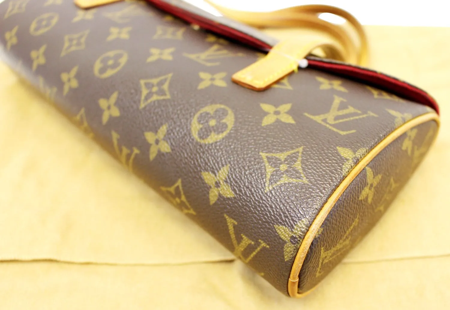 LOUIS VUITTON Monogram Canvas Sonatine Satchel Bag