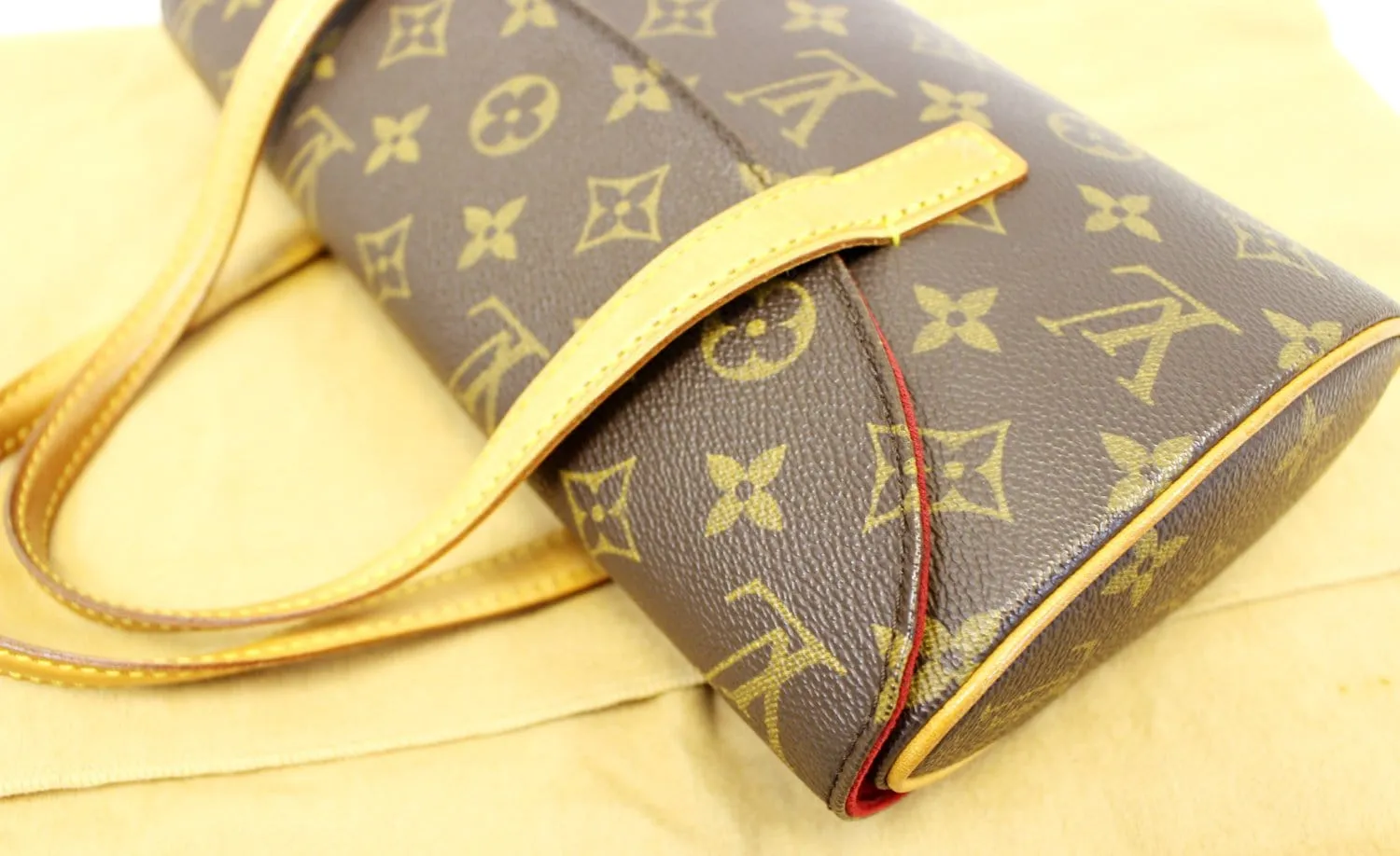 LOUIS VUITTON Monogram Canvas Sonatine Satchel Bag