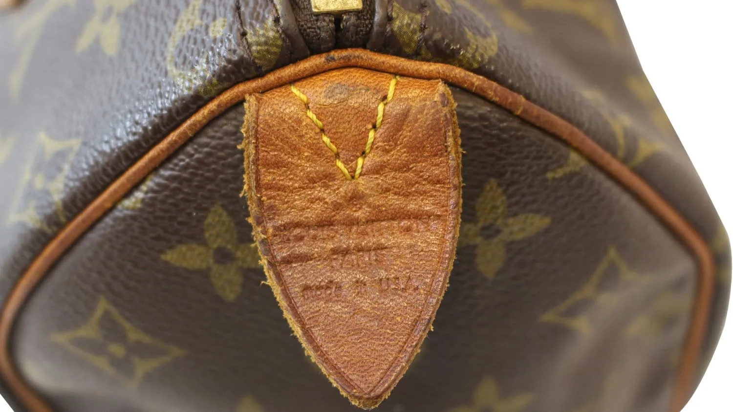LOUIS VUITTON Monogram Canvas Speedy 25 Satchel Bag