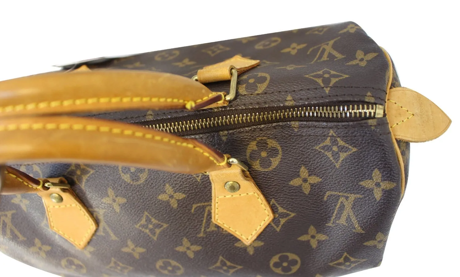 LOUIS VUITTON Monogram Canvas Speedy 30 Satchel Bag
