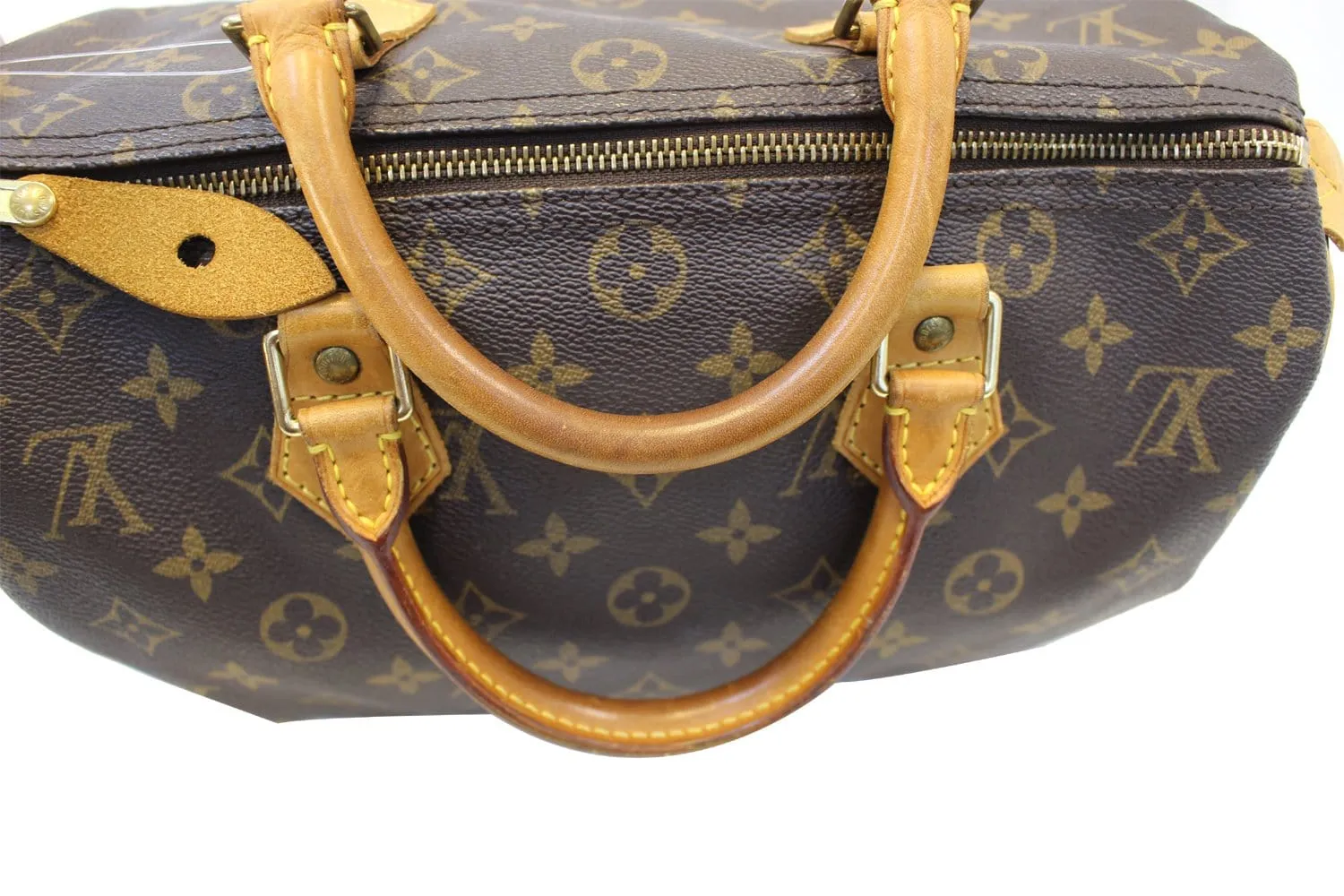LOUIS VUITTON Monogram Canvas Speedy 30 Satchel Bag