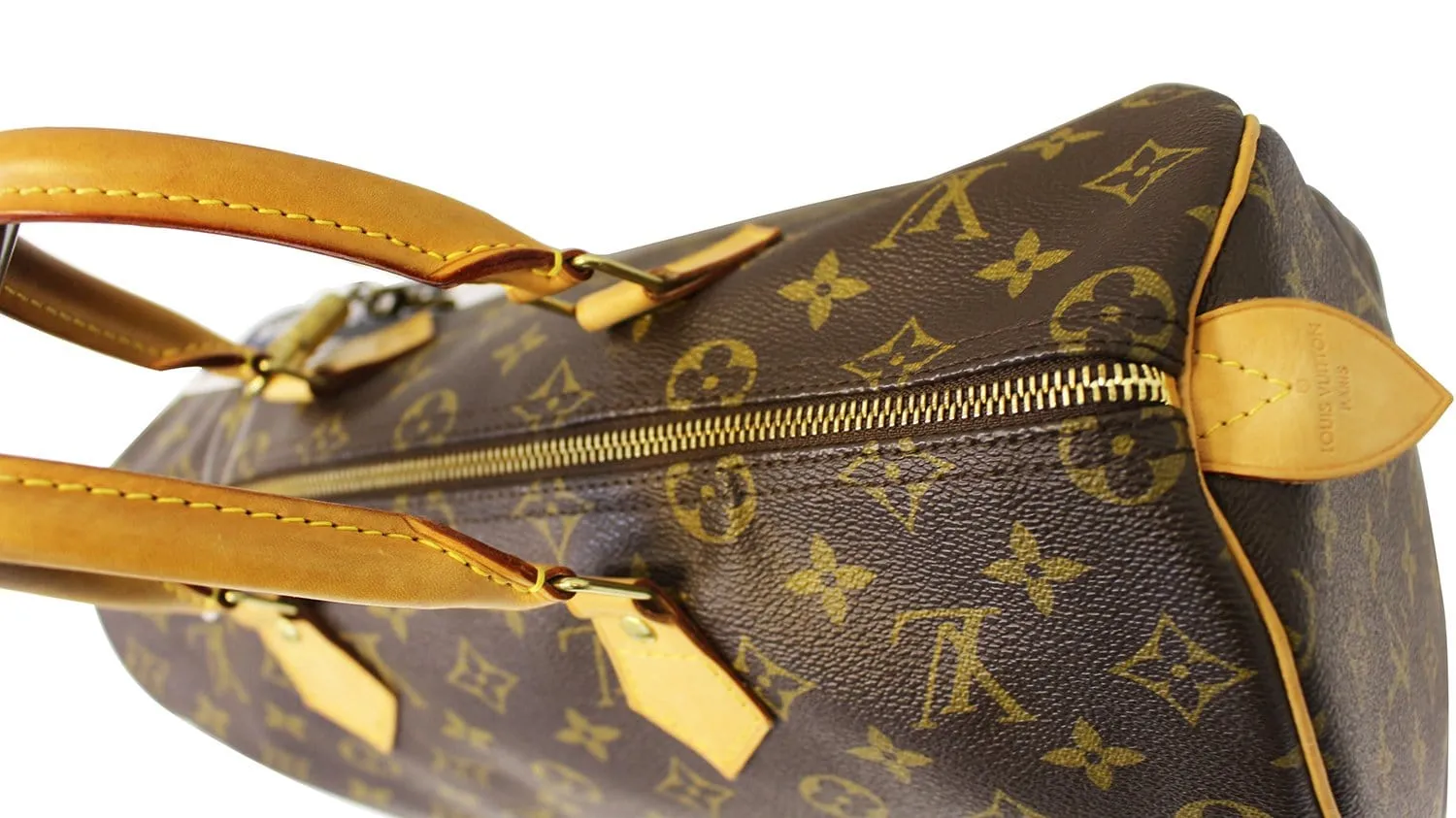LOUIS VUITTON Monogram Canvas Speedy 35 Satchel Bag