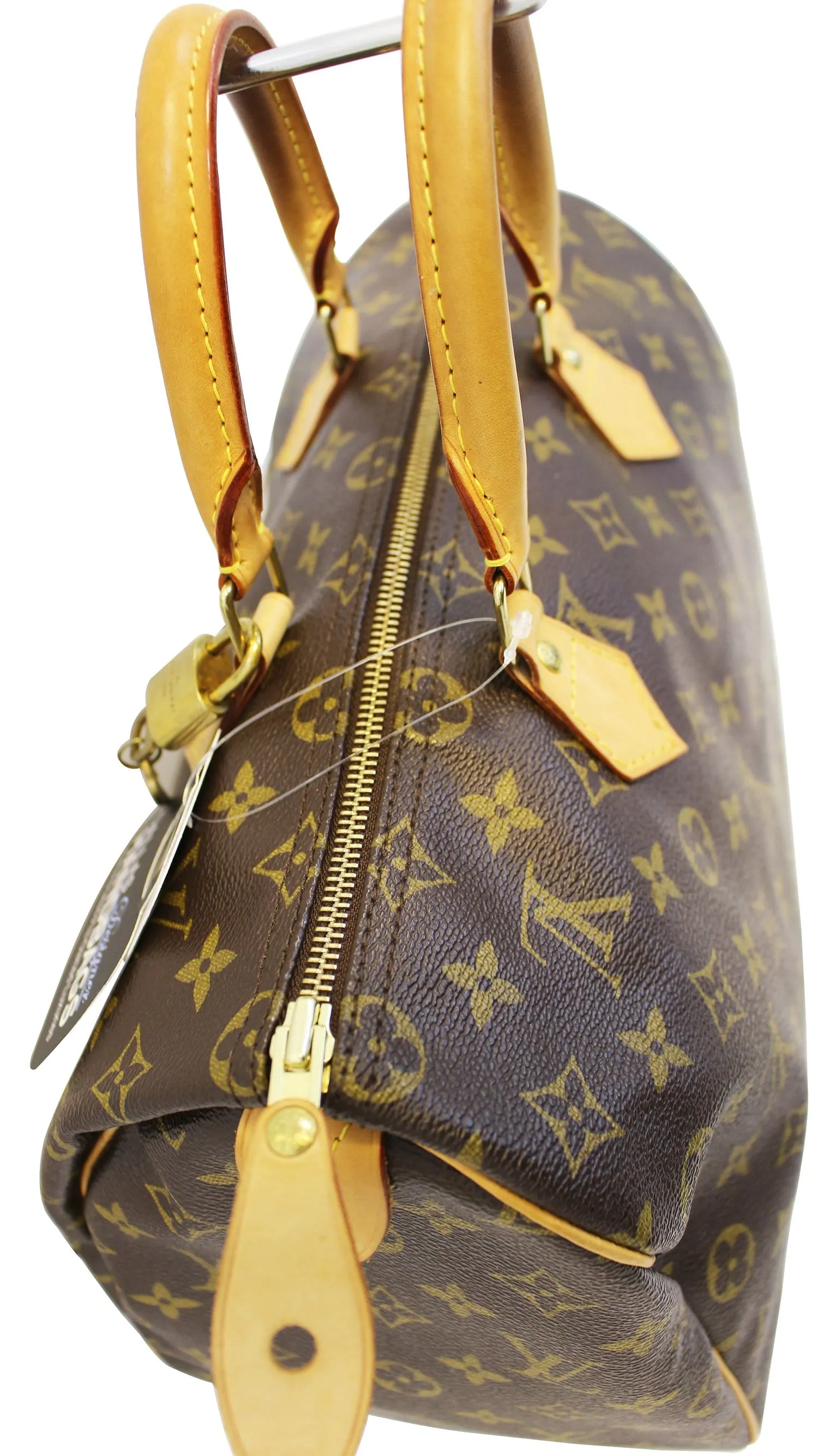 LOUIS VUITTON Monogram Canvas Speedy 35 Satchel Bag