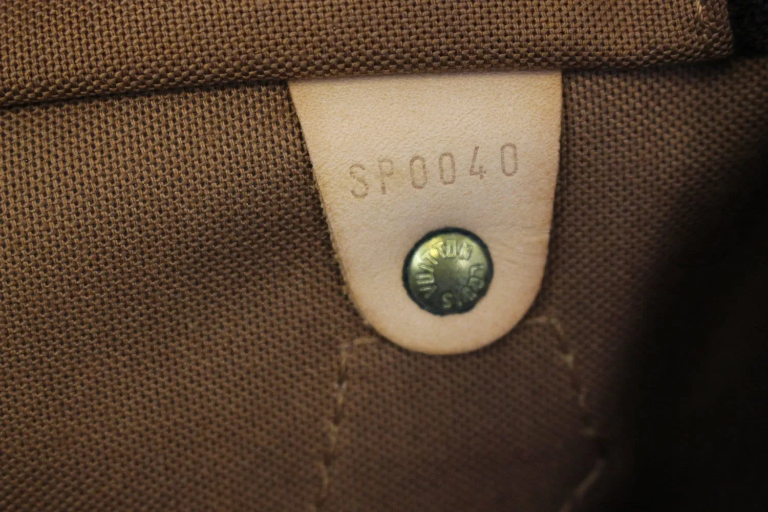 LOUIS VUITTON Monogram Canvas Speedy 35 Satchel Bag